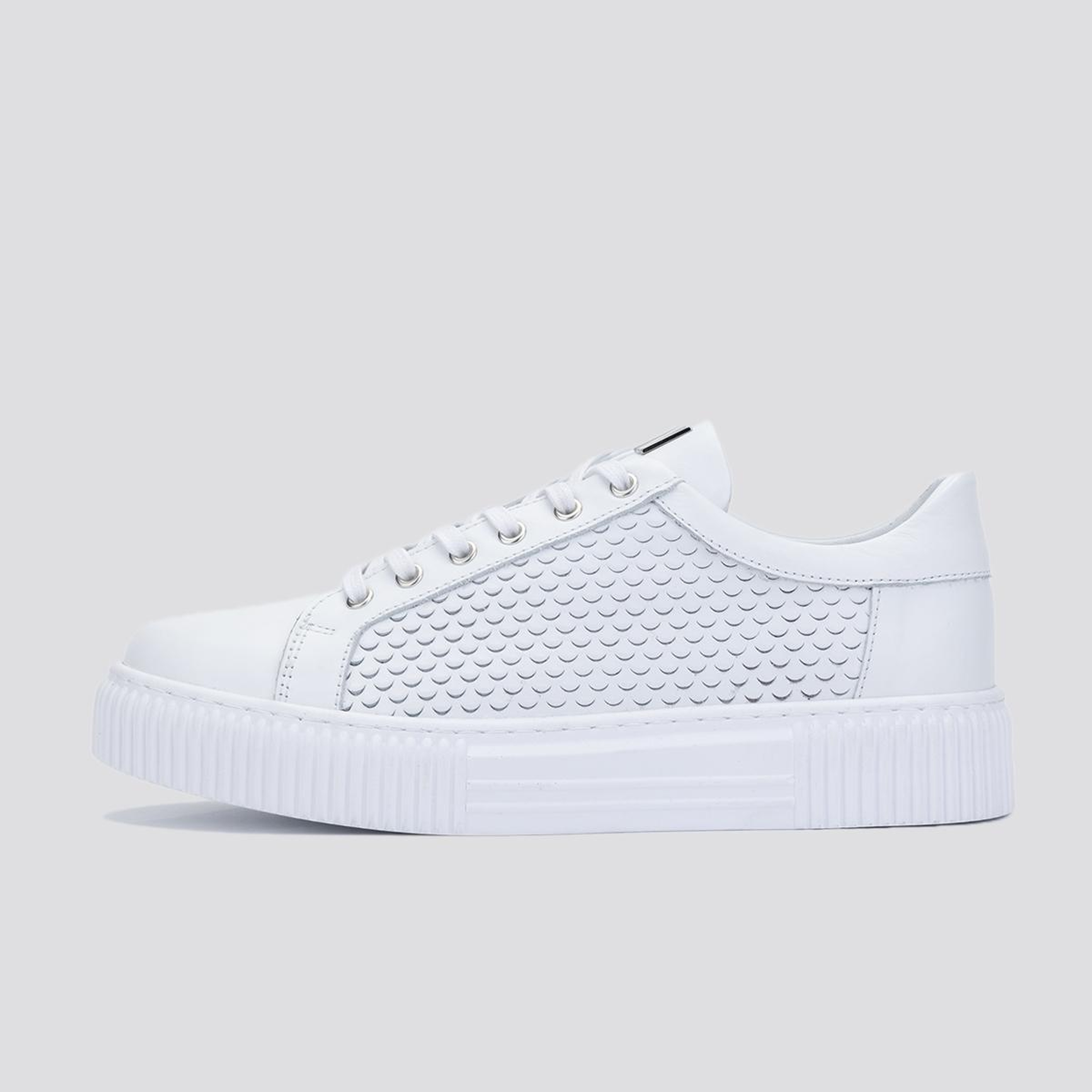 Valmenti Erkek Hakiki Deri Beyaz Sneakers & Spor Ayakkabı