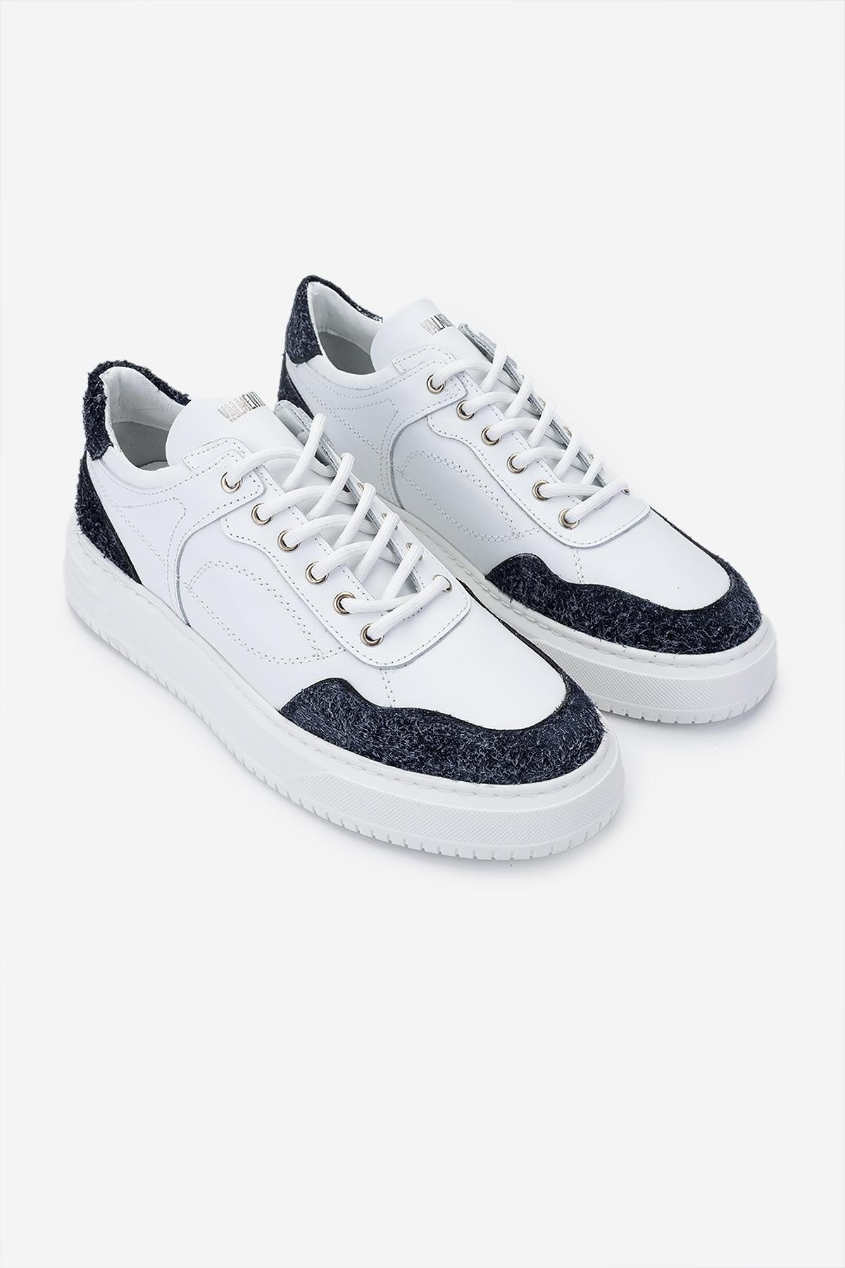 Valmenti Erkek Hakiki Deri Beyaz Sneakers & Spor Ayakkabı