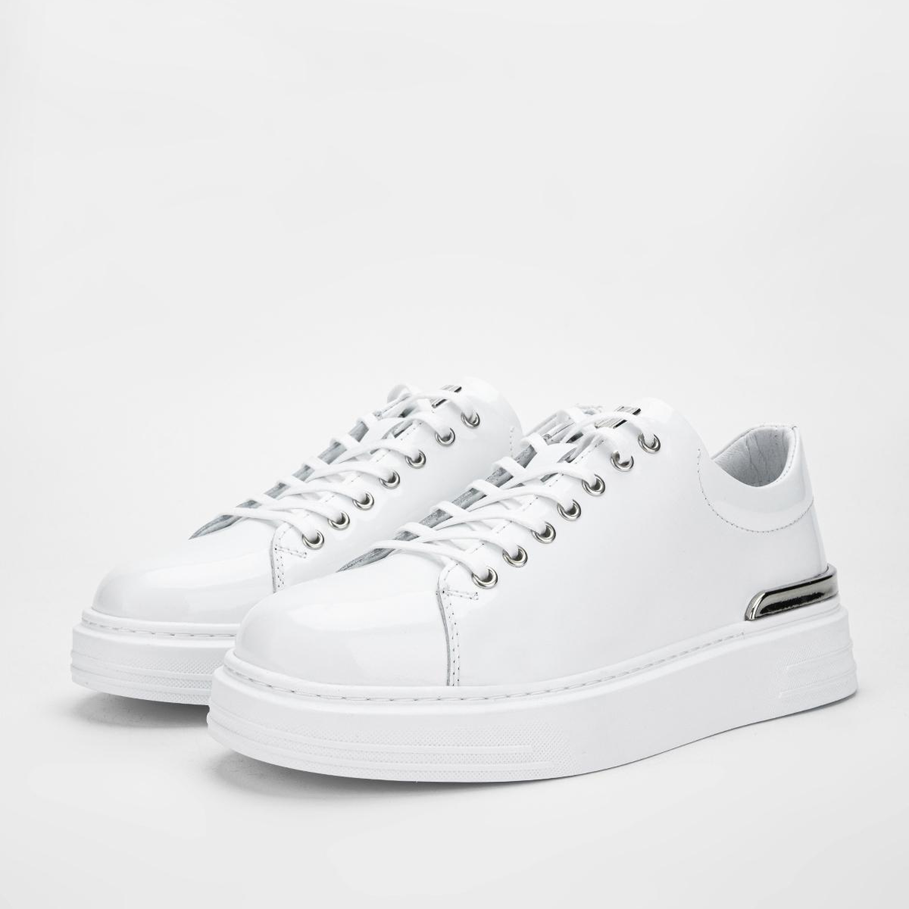 Valmenti Erkek Hakiki Deri Beyaz Sneakers & Spor Ayakkabı