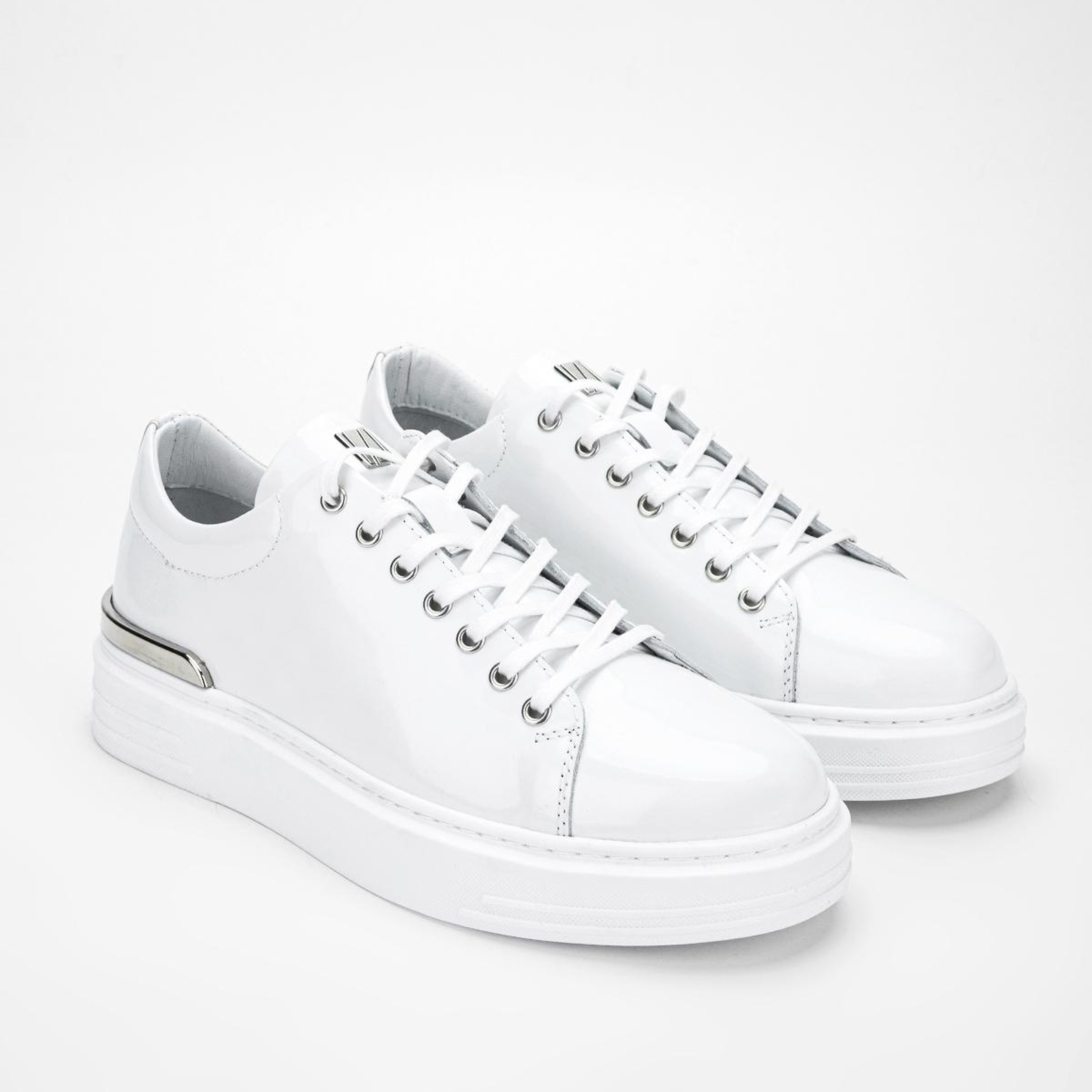 Valmenti Erkek Hakiki Deri Beyaz Sneakers & Spor Ayakkabı