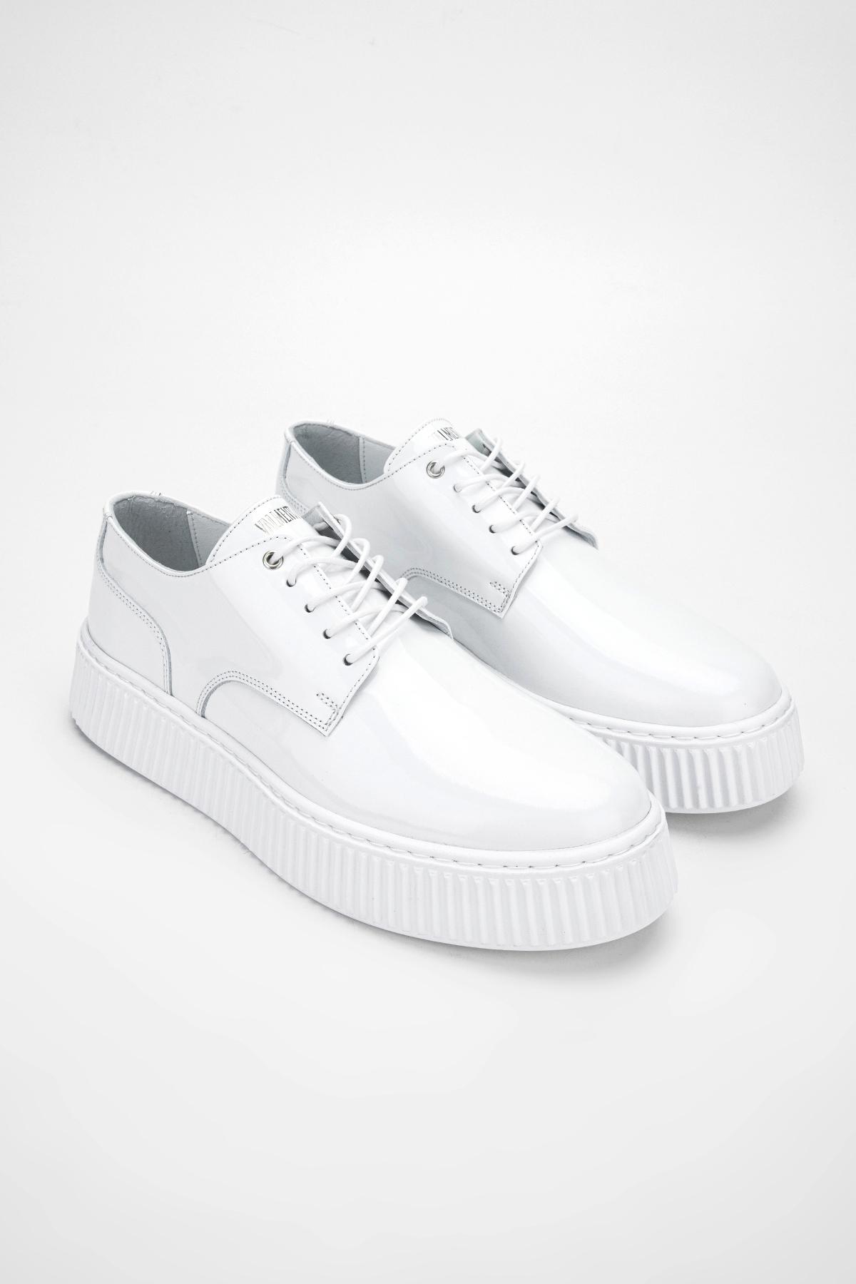 Valmenti Erkek Hakiki Deri Beyaz Sneakers & Spor Ayakkabı