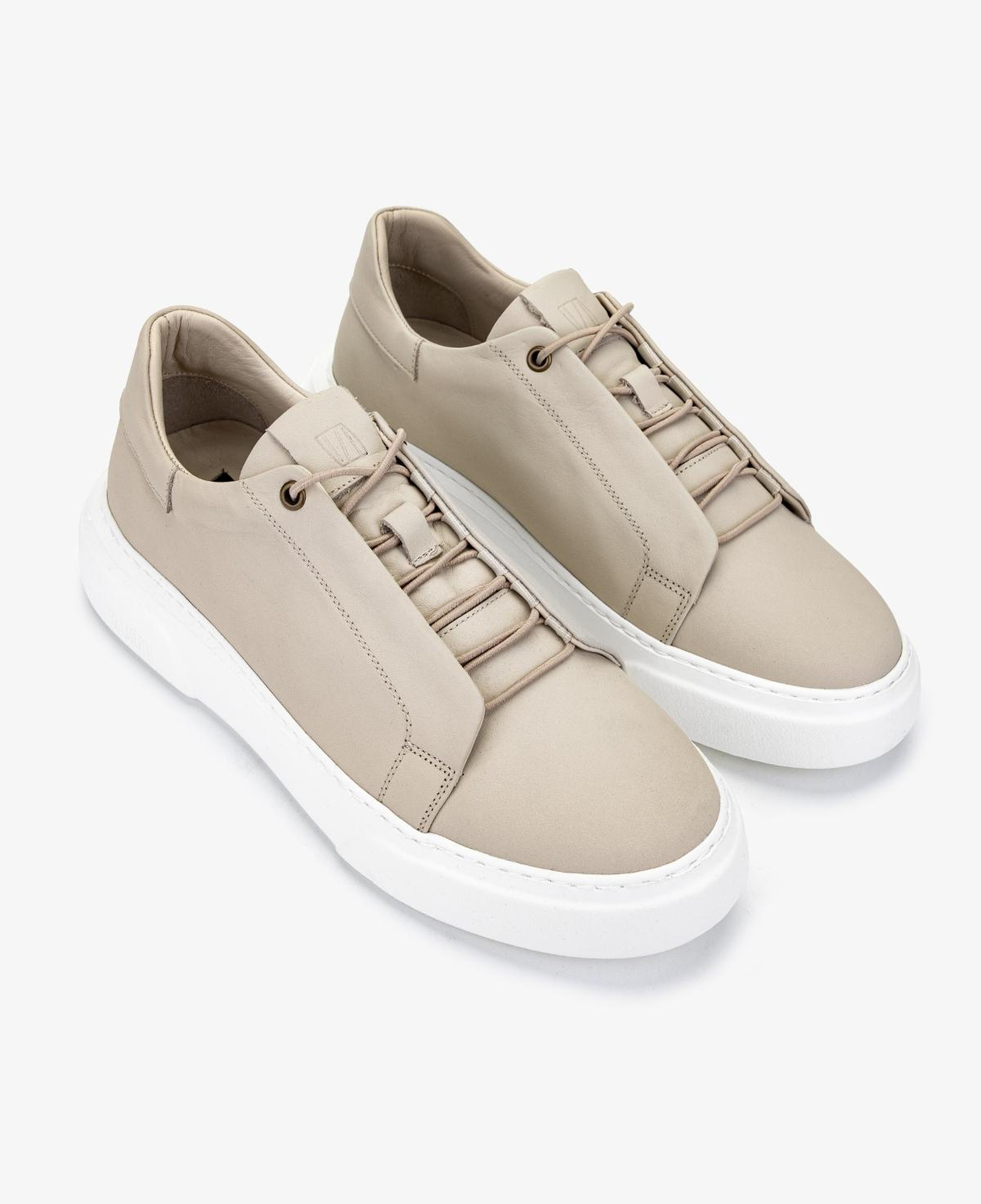 Valmenti Erkek Hakiki Deri Bej Sneakers & Spor Ayakkabı