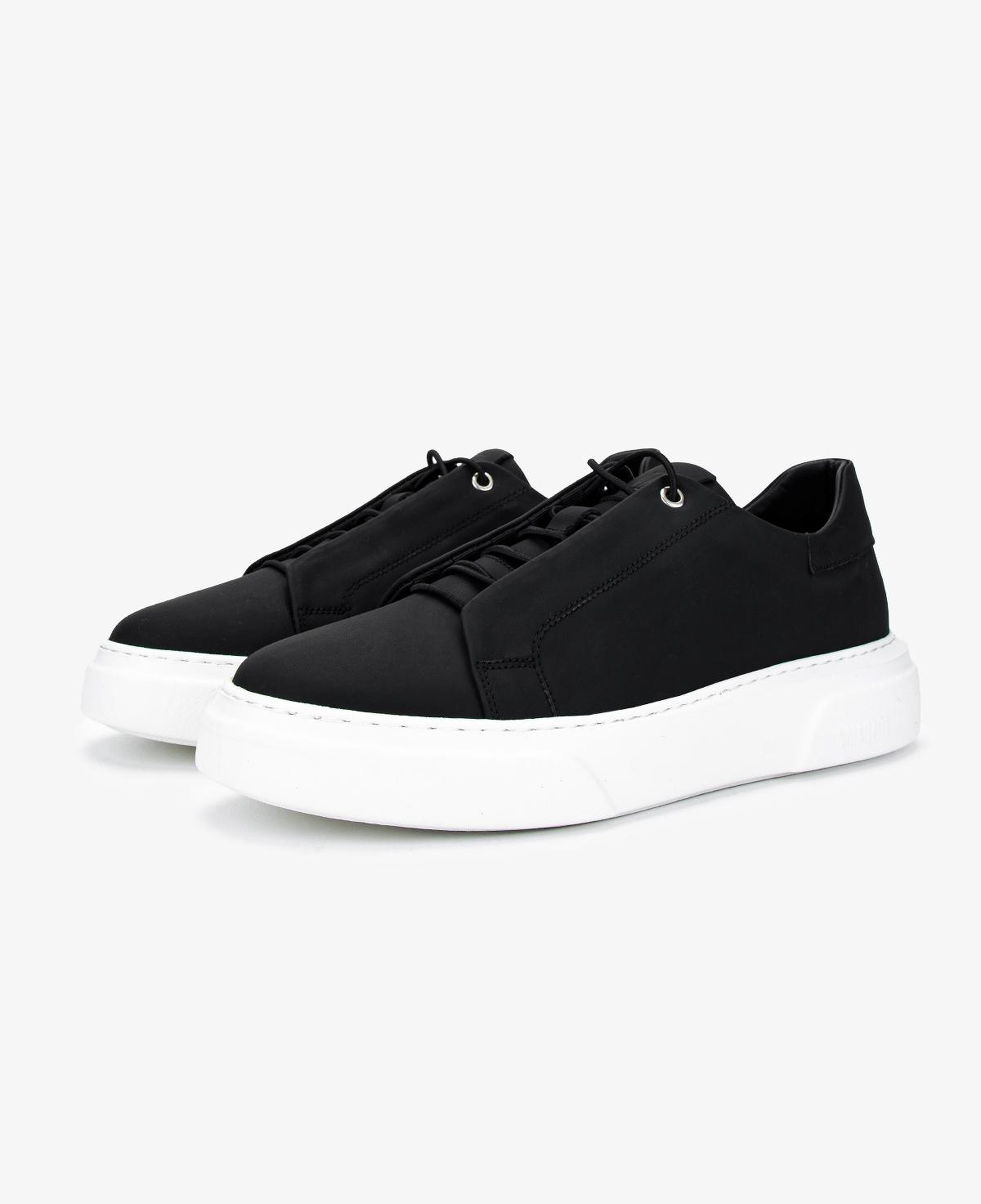 Valmenti Erkek Hakiki Deri Siyah Sneakers & Spor Ayakkabı