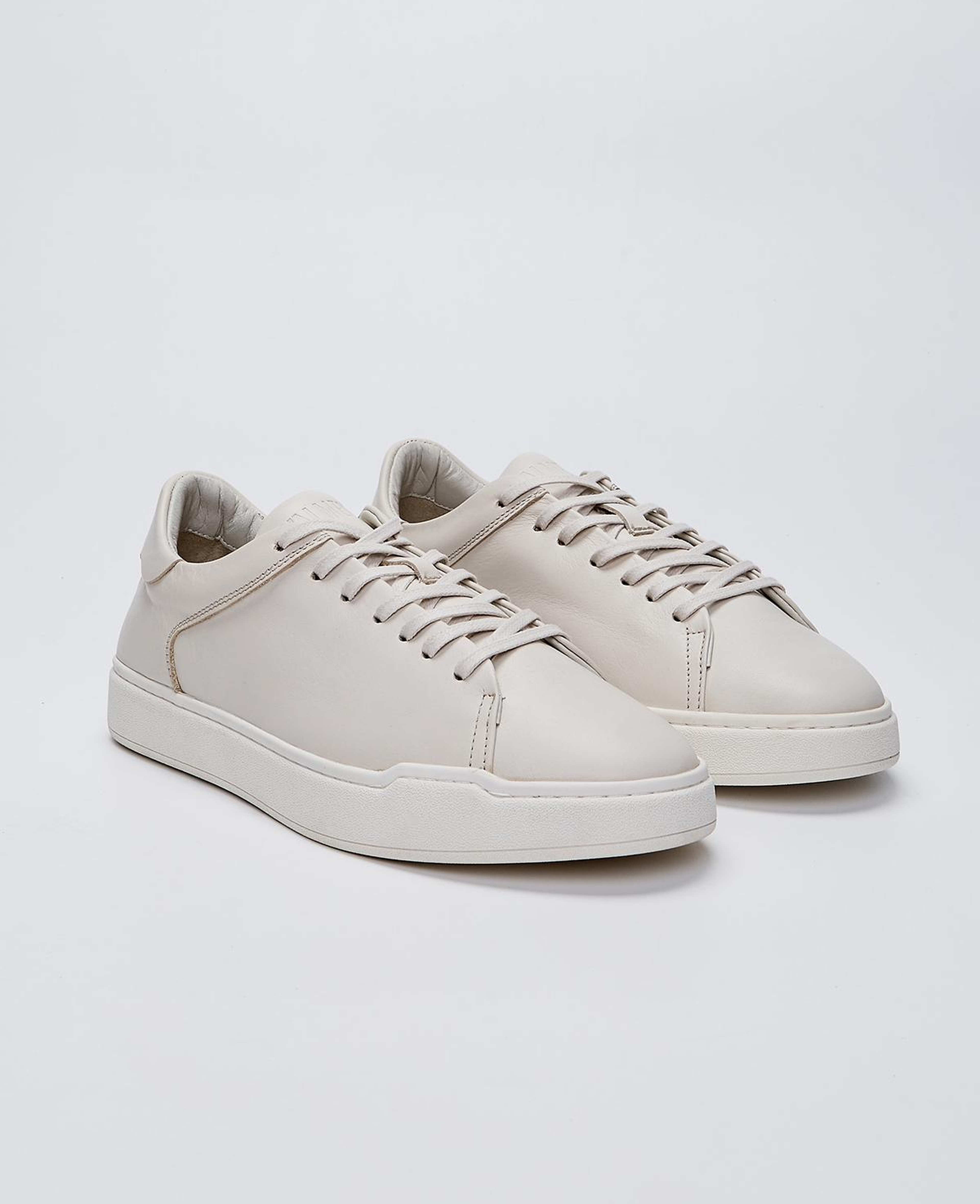 Valmenti Erkek Hakiki Deri Bej Sneakers & Spor Ayakkabı
