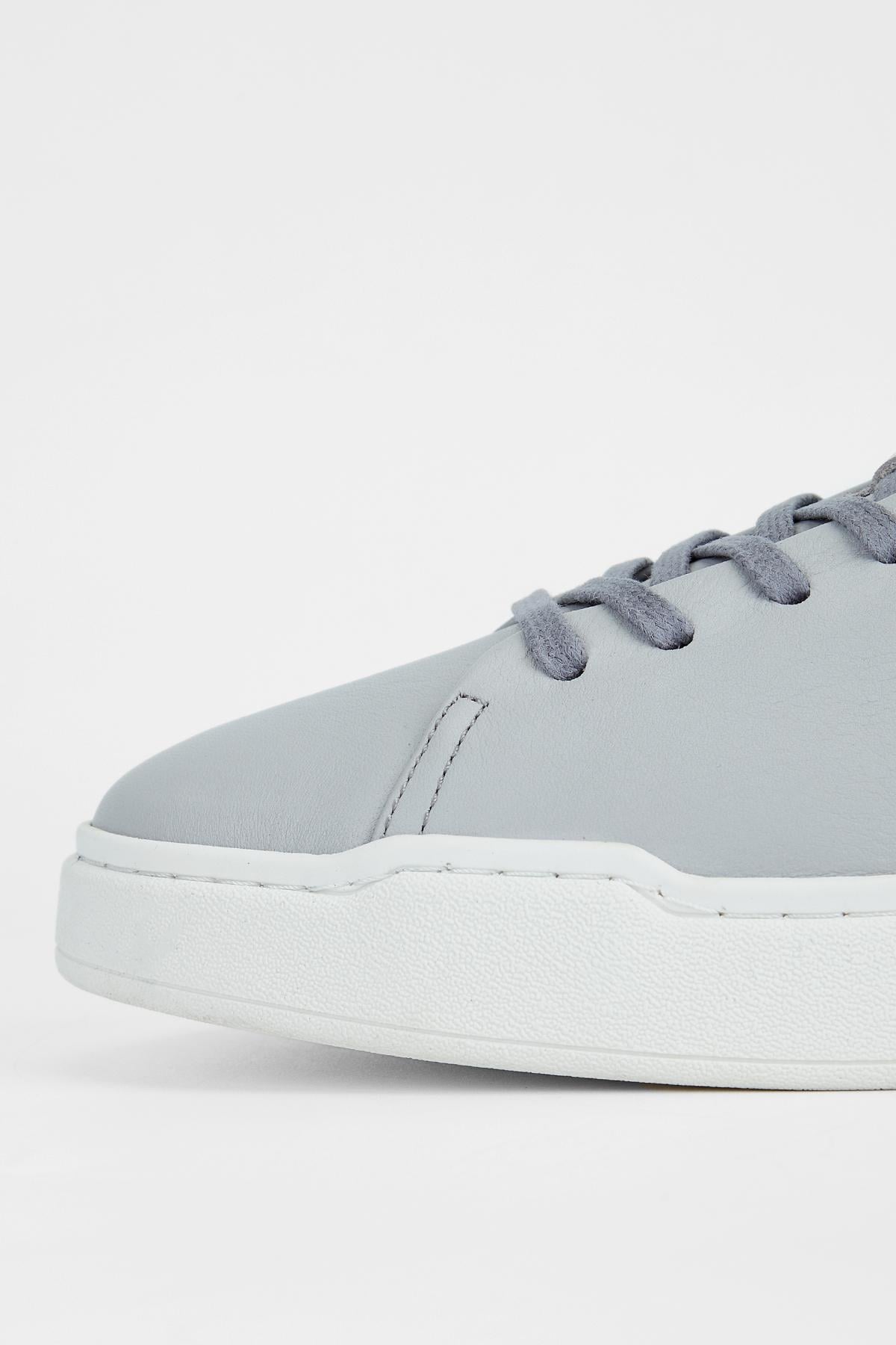 Valmenti Erkek Hakiki Deri Gri Sneakers & Spor Ayakkabı