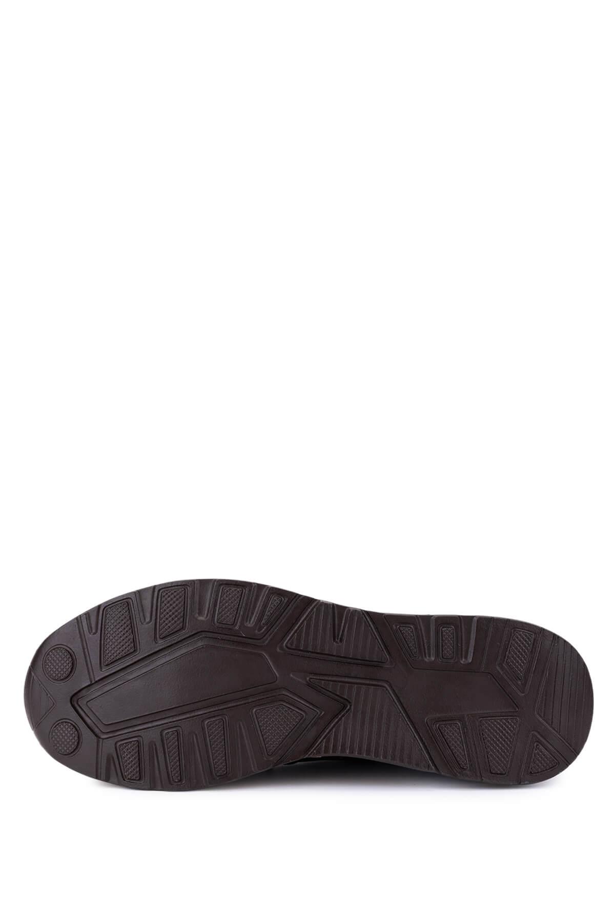 Tamer Tanca Erkek Hakiki Deri Kahverengi Sneakers & Spor Ayakkabı