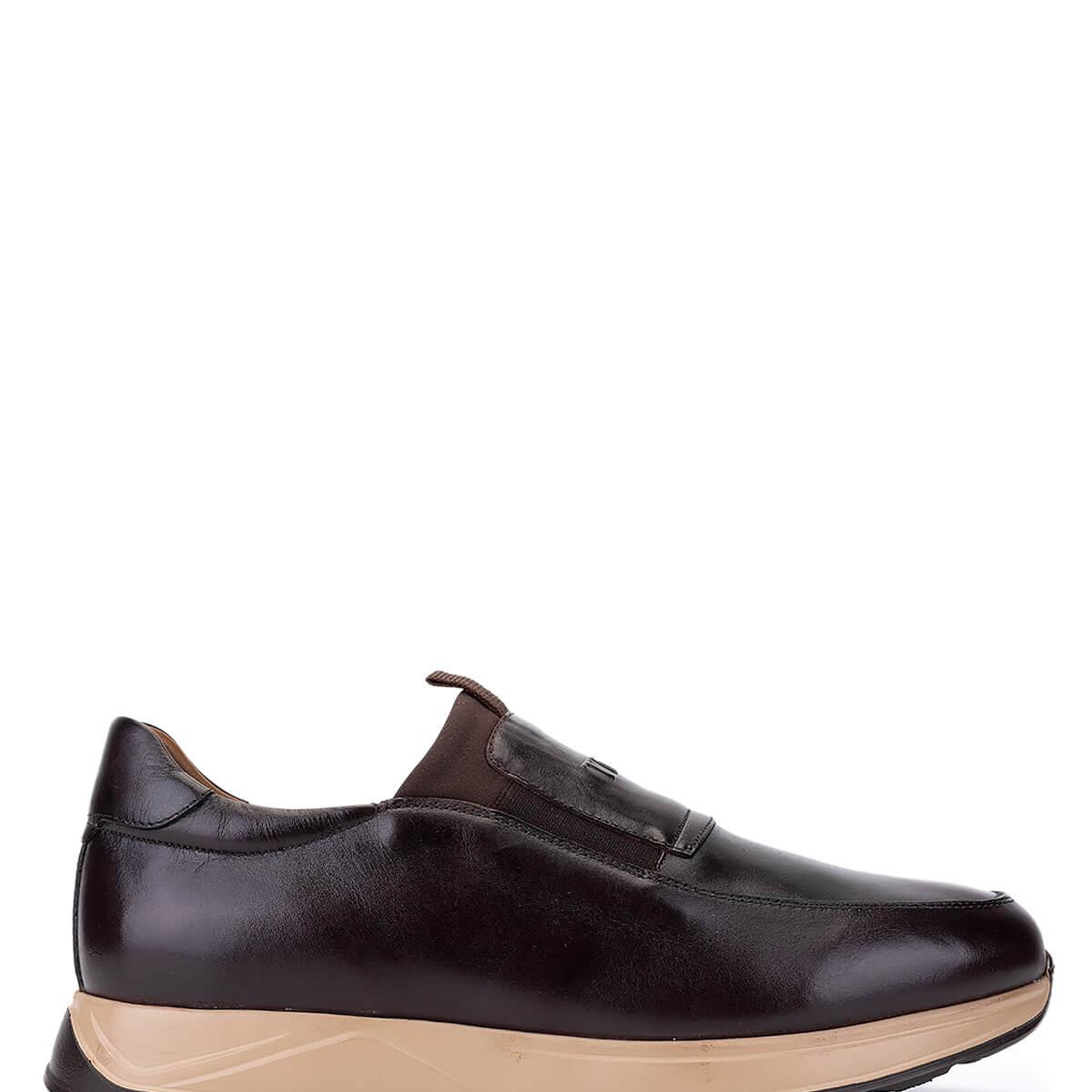 Tamer Tanca Erkek Hakiki Deri Kahverengi Sneakers & Spor Ayakkabı