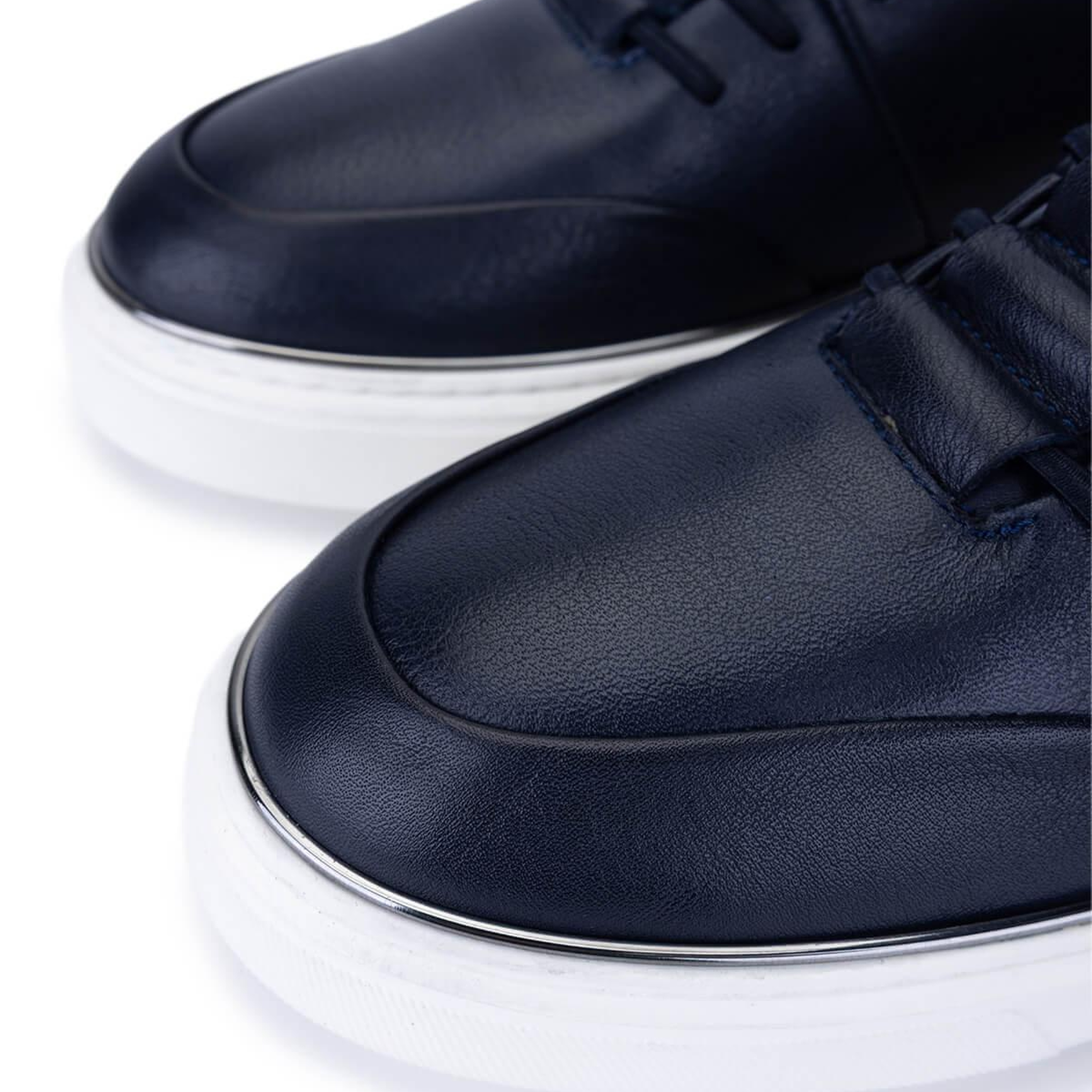 Tamer Tanca Erkek Hakiki Deri Lacivert Sneakers & Spor Ayakkabı