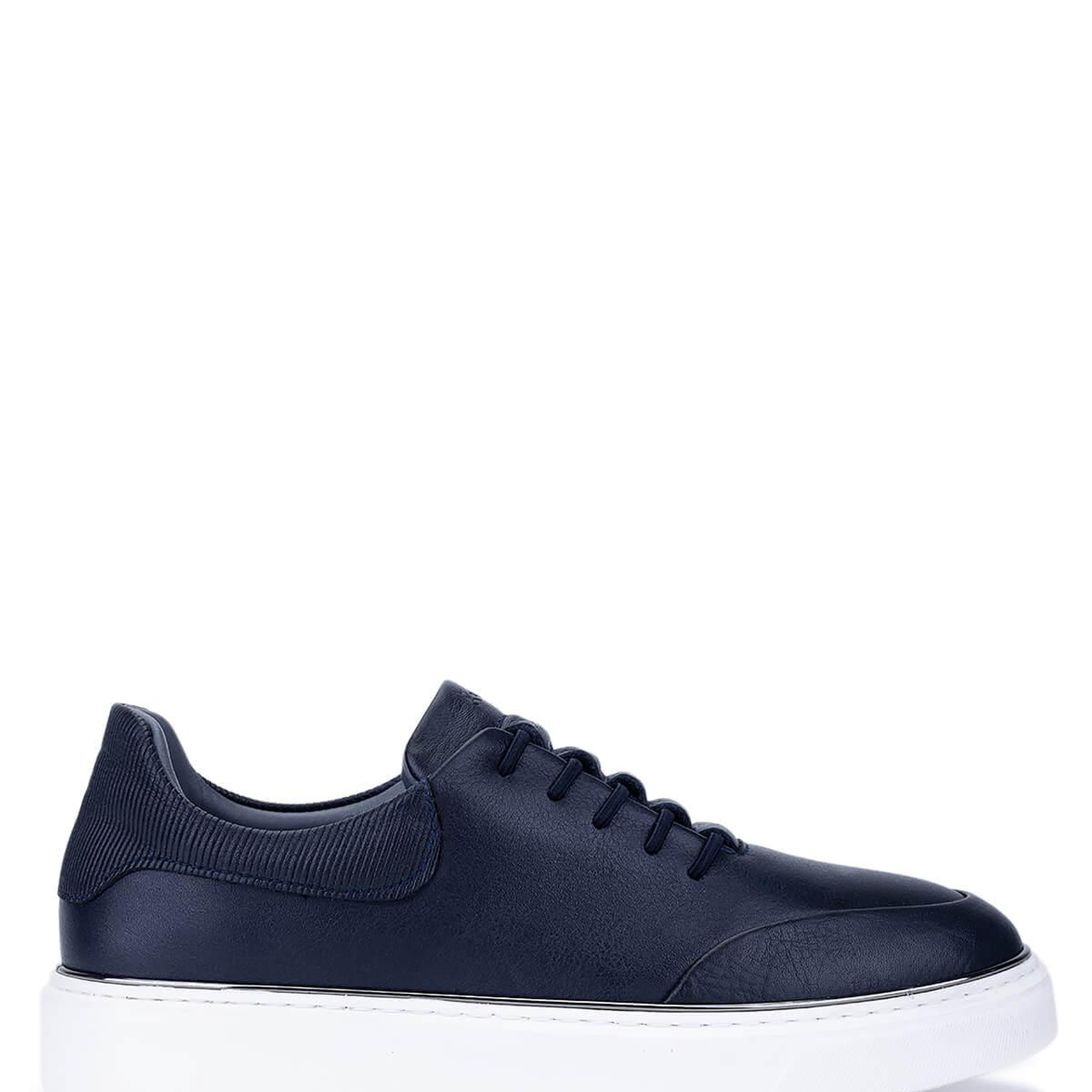Tamer Tanca Erkek Hakiki Deri Lacivert Sneakers & Spor Ayakkabı