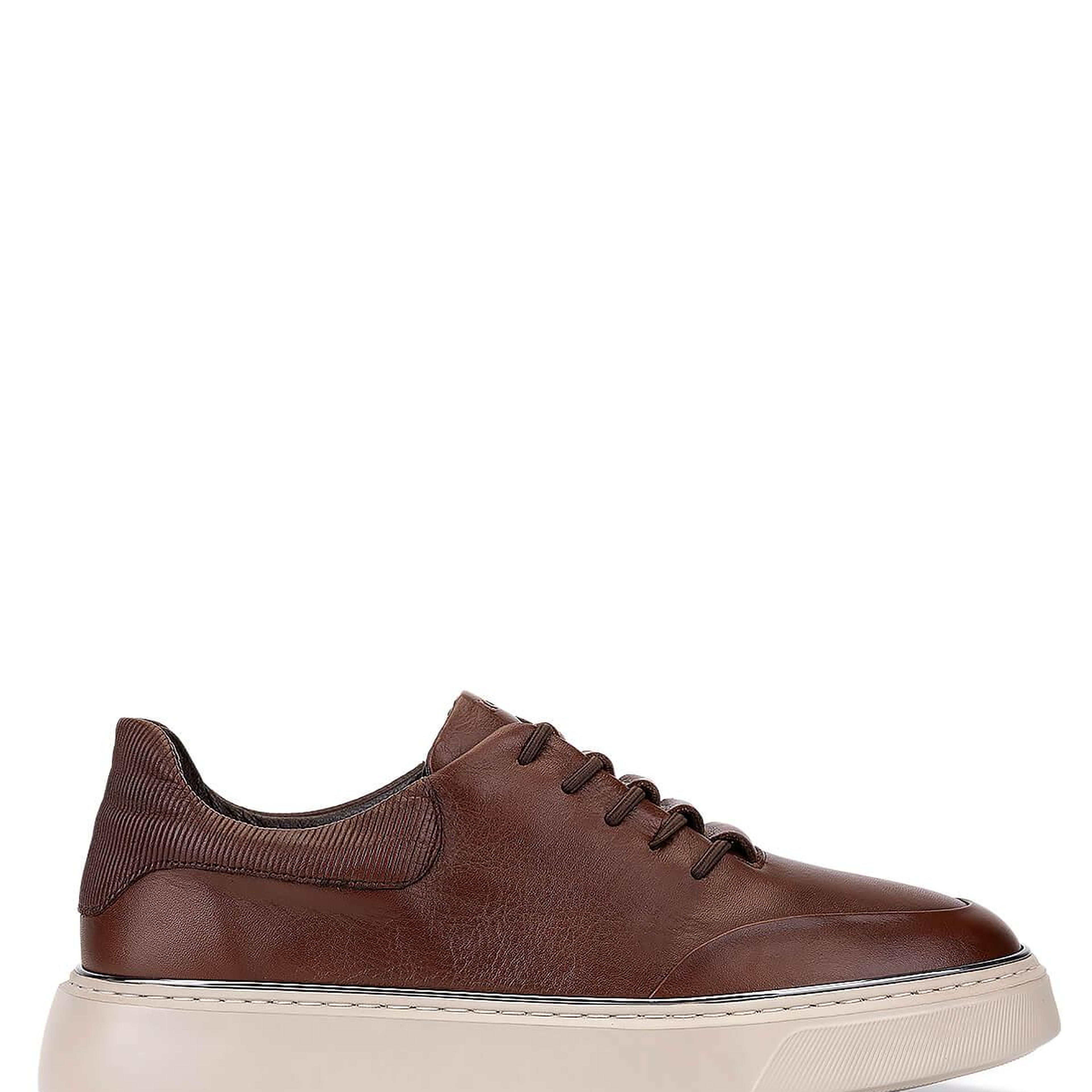 Tamer Tanca Erkek Hakiki Deri Kahverengi Sneakers & Spor Ayakkabı