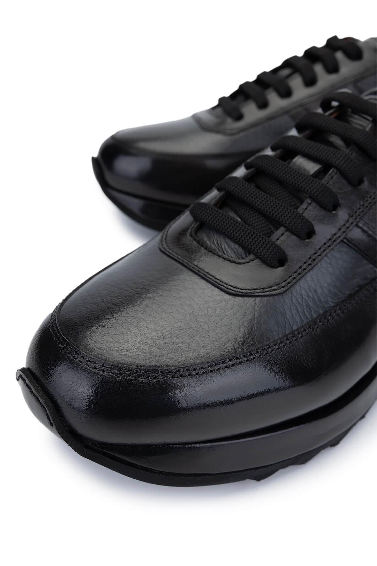 Tamer Tanca Erkek Hakiki Deri Gri Sneakers & Spor Ayakkabı