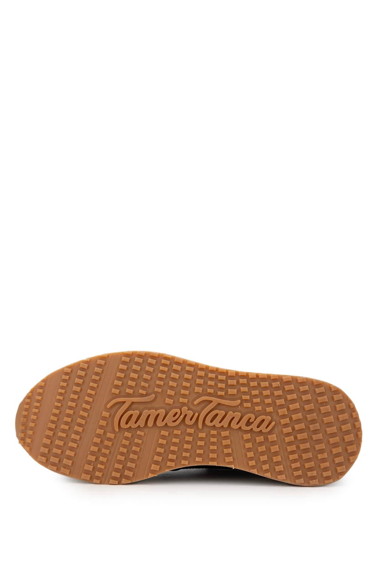 Tamer Tanca Erkek Hakiki Deri Kahverengi Sneakers & Spor Ayakkabı