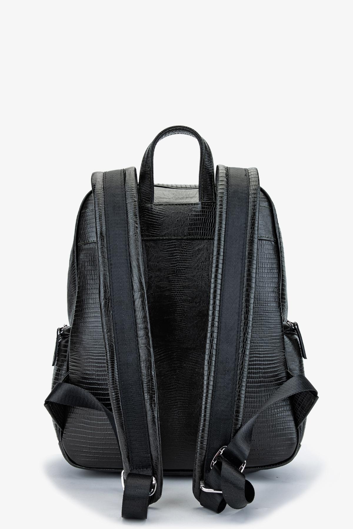 Valmenti Erkek Hakiki Deri Yeşil Sırt Çantası