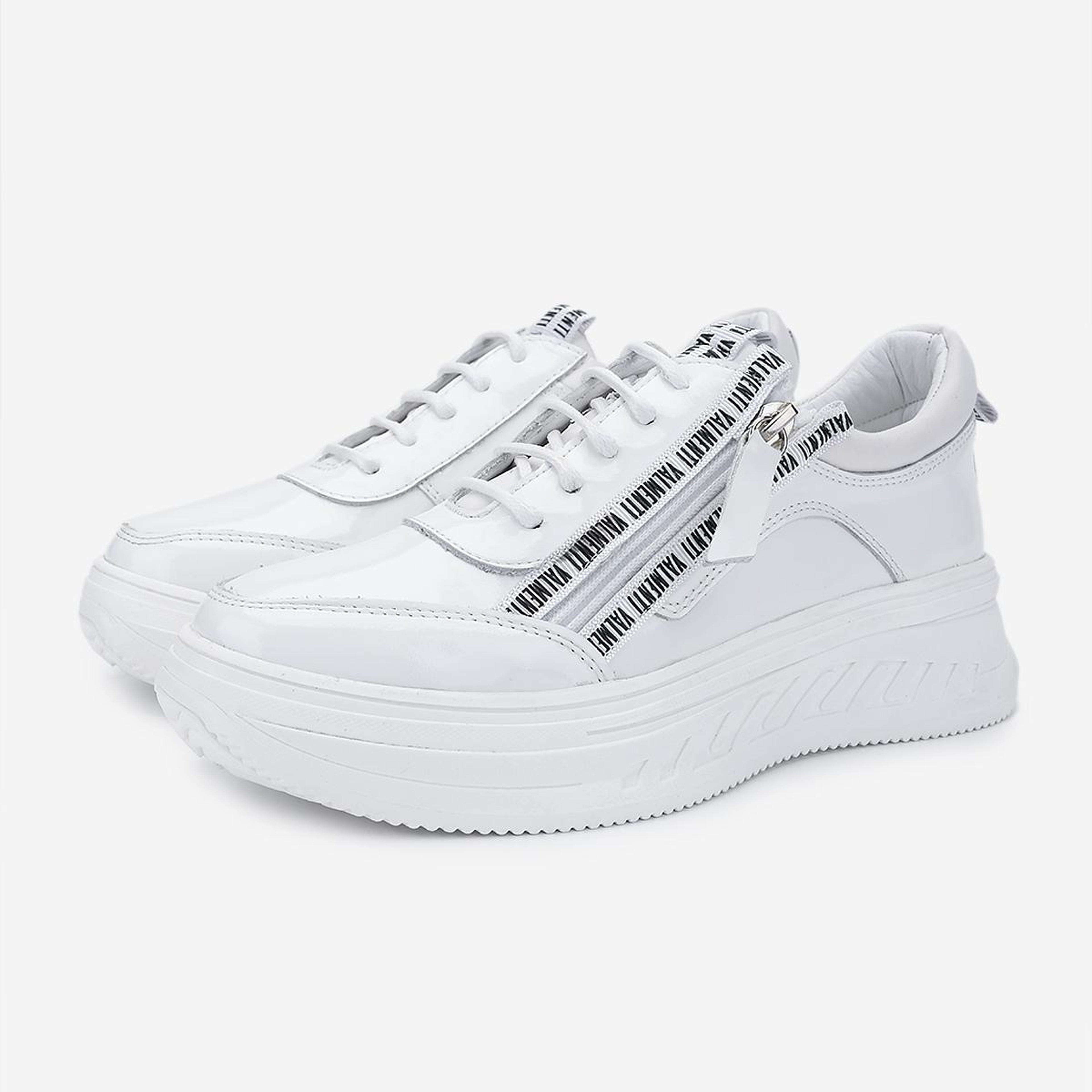 Valmenti Kadın Hakiki Deri Beyaz Sneakers & Spor Ayakkabı