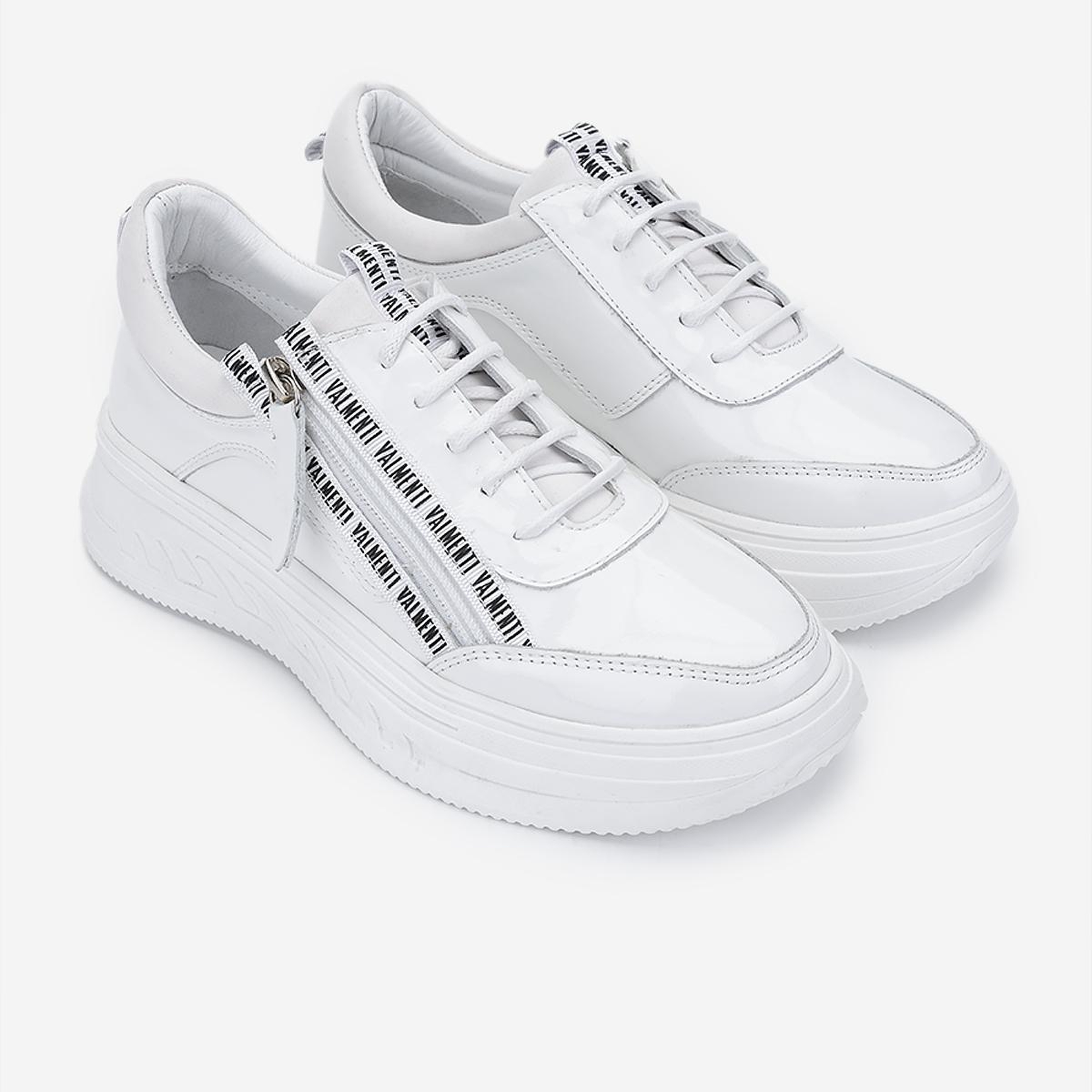 Valmenti Kadın Hakiki Deri Beyaz Sneakers & Spor Ayakkabı