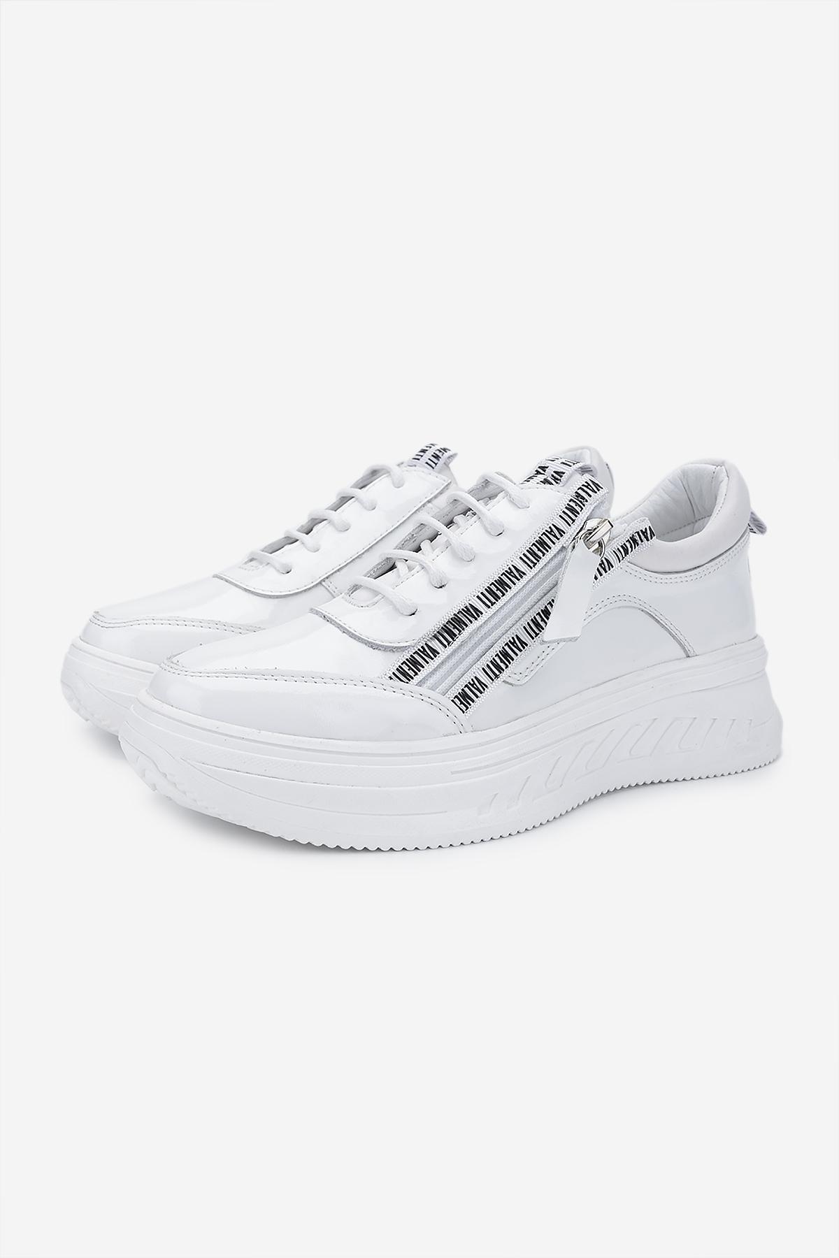 Valmenti Kadın Hakiki Deri Beyaz Sneakers & Spor Ayakkabı