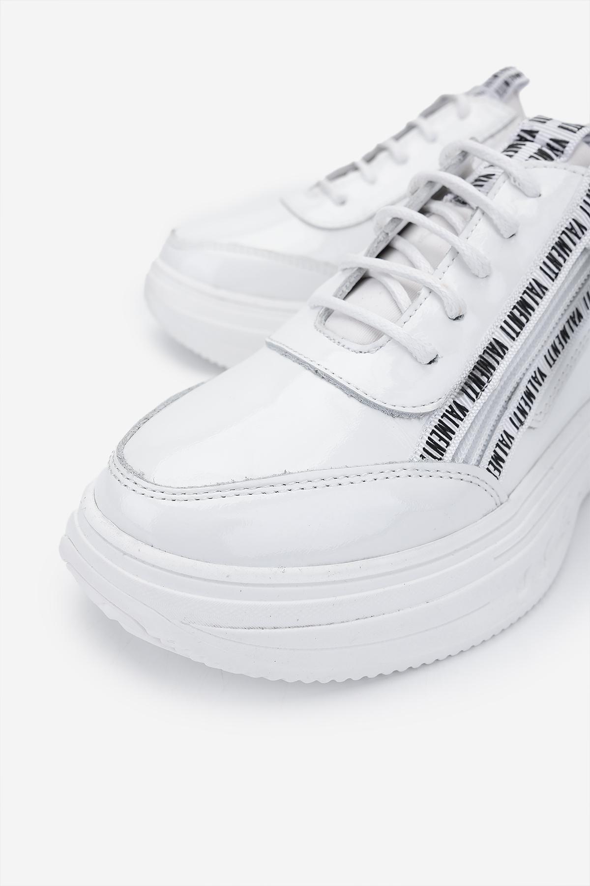 Valmenti Kadın Hakiki Deri Beyaz Sneakers & Spor Ayakkabı