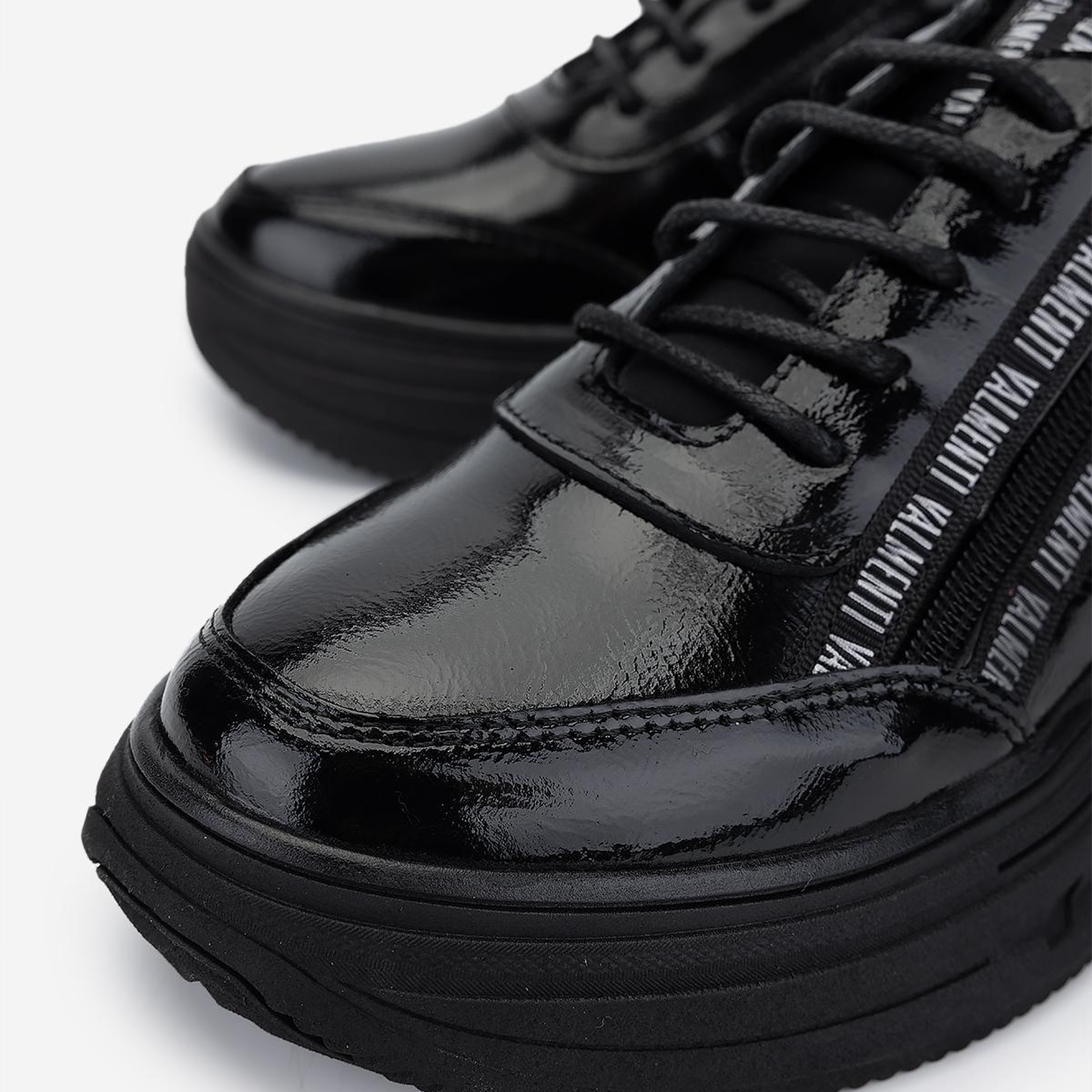 Valmenti Kadın Hakiki Deri Siyah Sneakers & Spor Ayakkabı