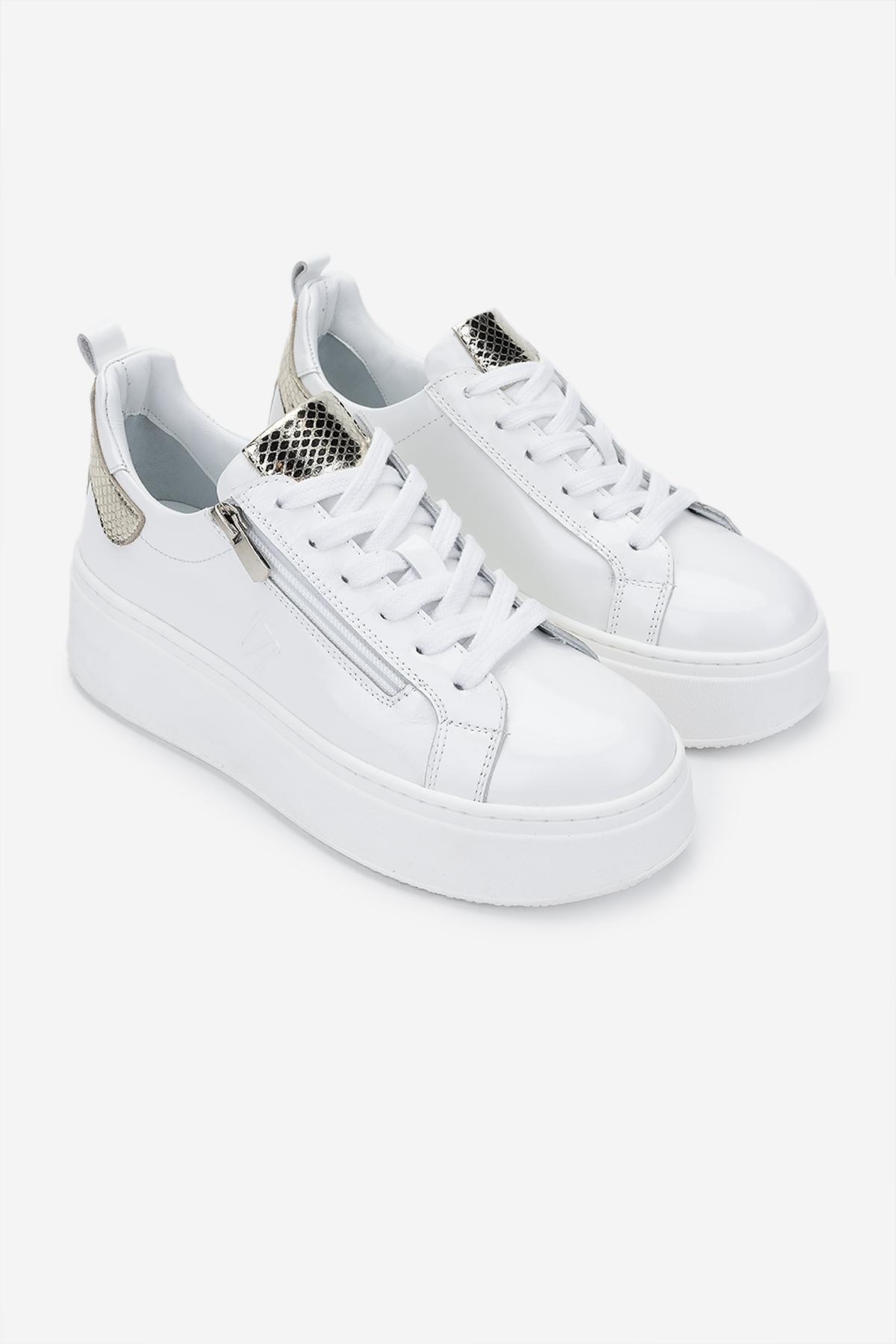 Valmenti Kadın Hakiki Deri Beyaz Sneakers & Spor Ayakkabı