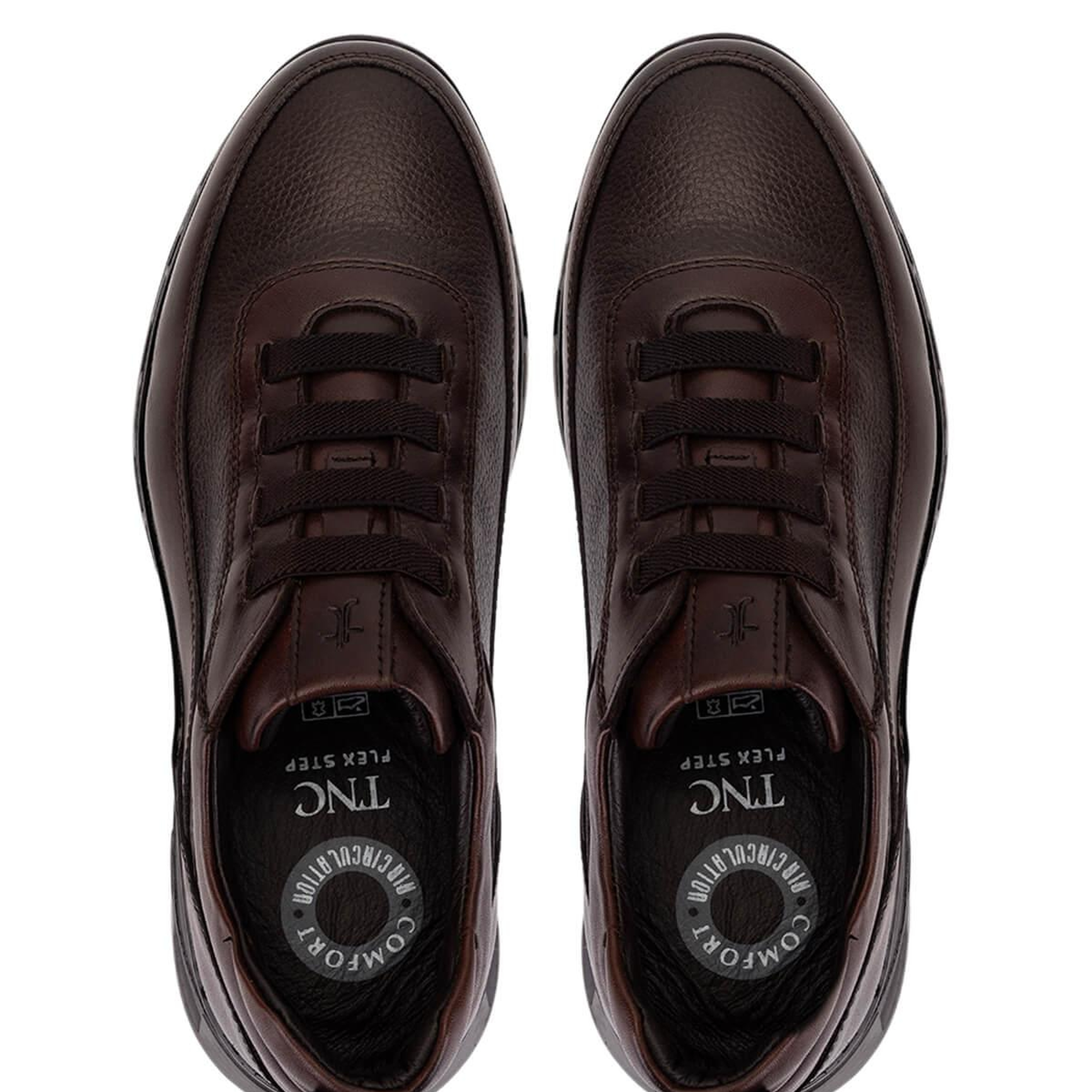 Tamer Tanca Erkek Hakiki Deri  Kahverengi Sneakers & Spor Ayakkabı