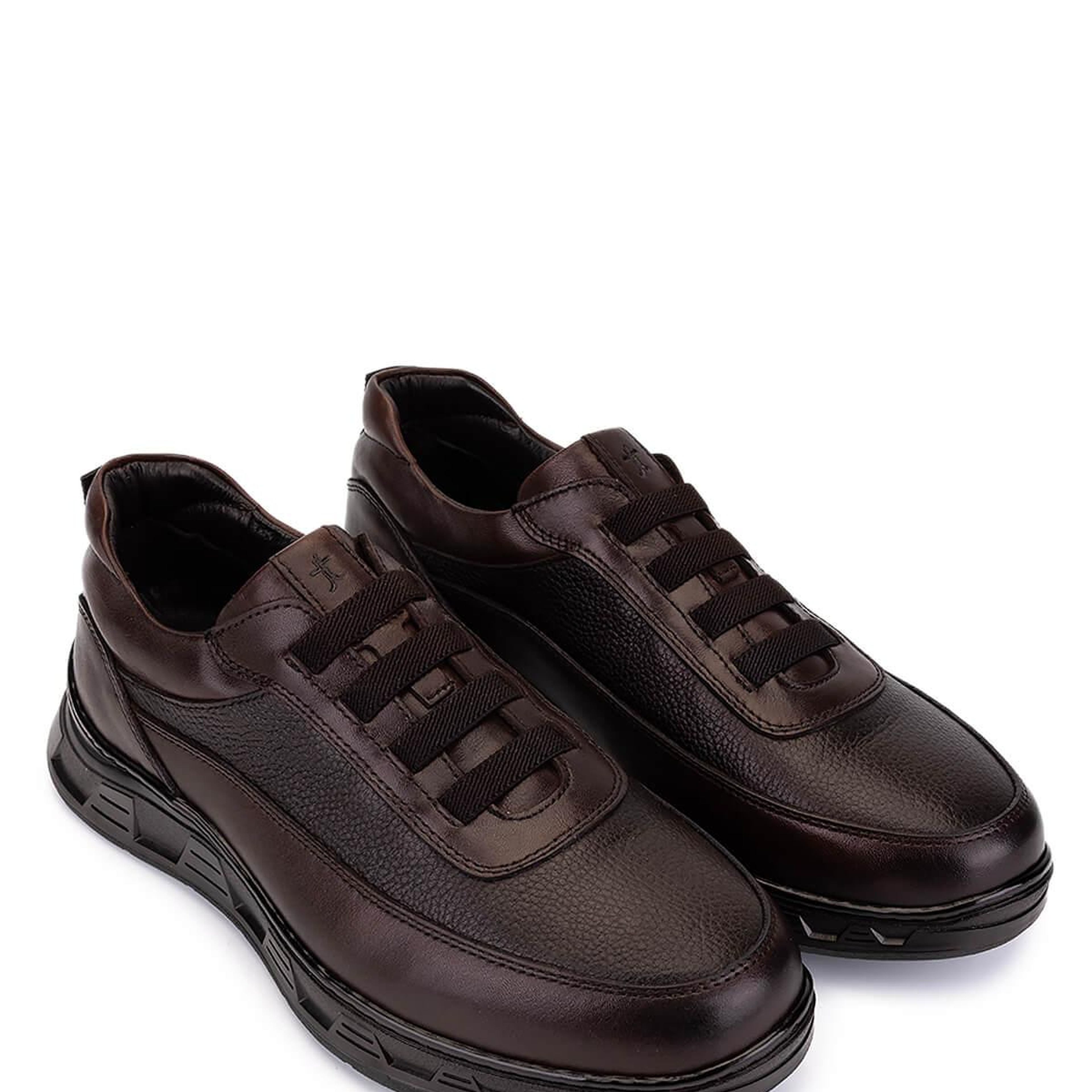 Tamer Tanca Erkek Hakiki Deri  Kahverengi Sneakers & Spor Ayakkabı