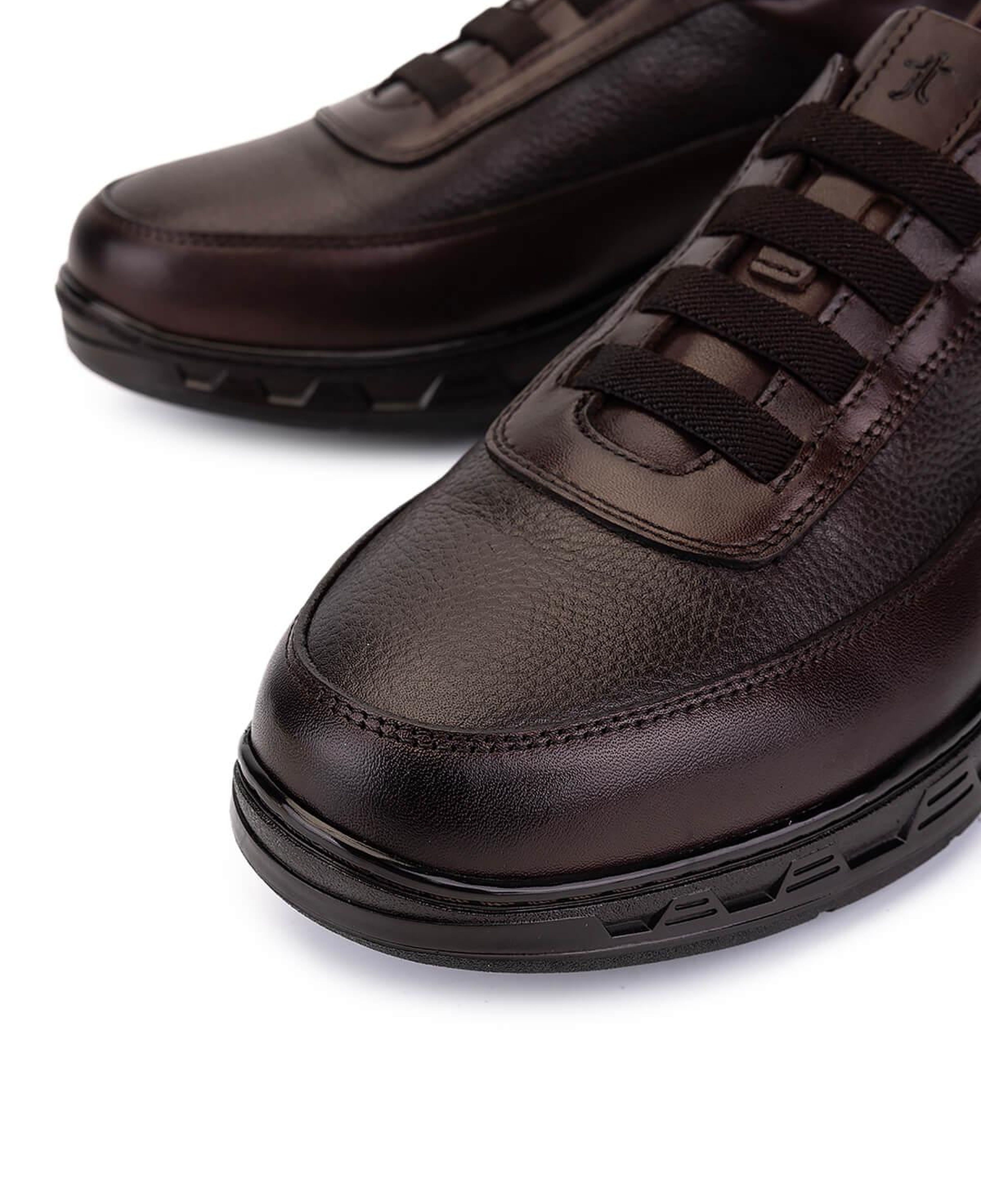 Tamer Tanca Erkek Hakiki Deri  Kahverengi Sneakers & Spor Ayakkabı