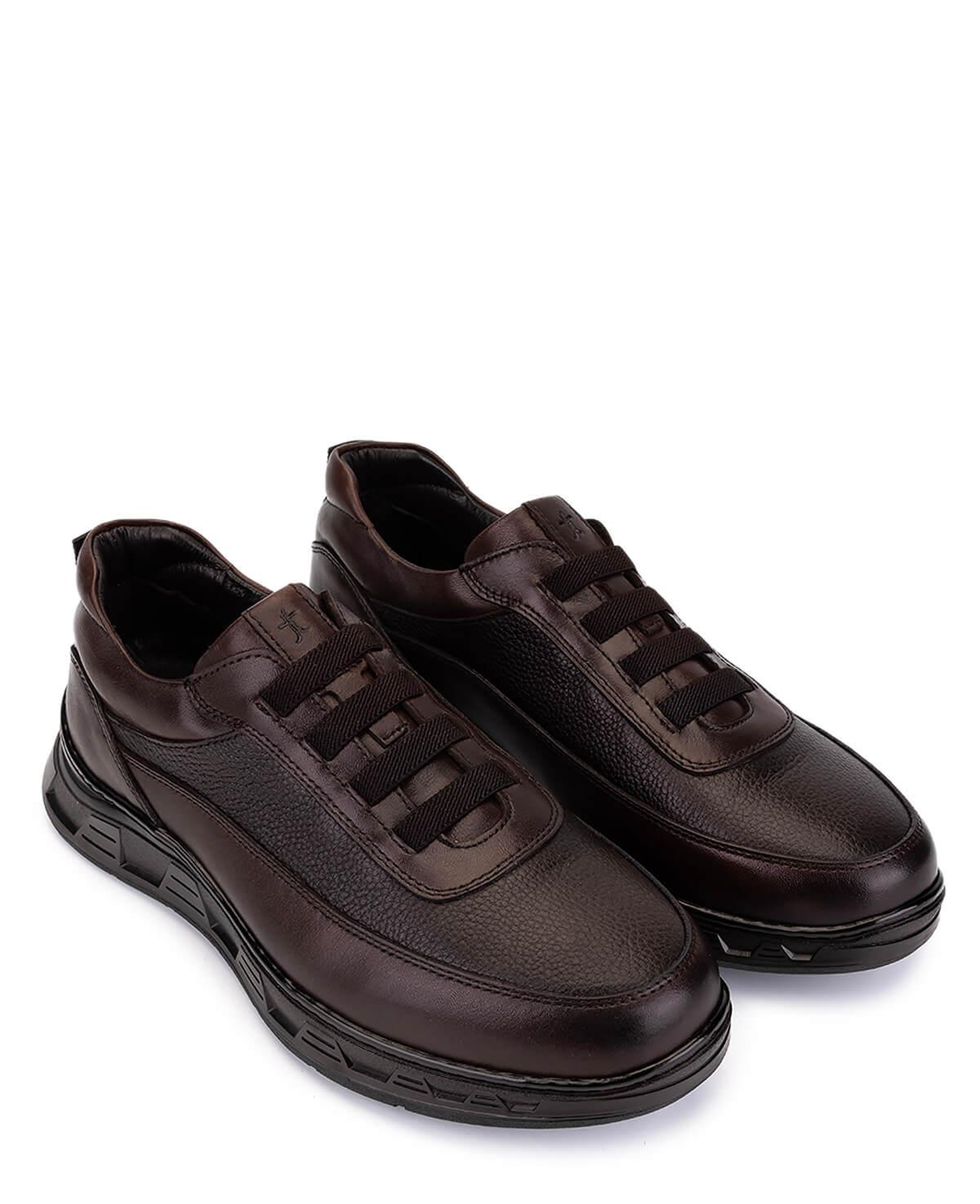 Tamer Tanca Erkek Hakiki Deri  Kahverengi Sneakers & Spor Ayakkabı