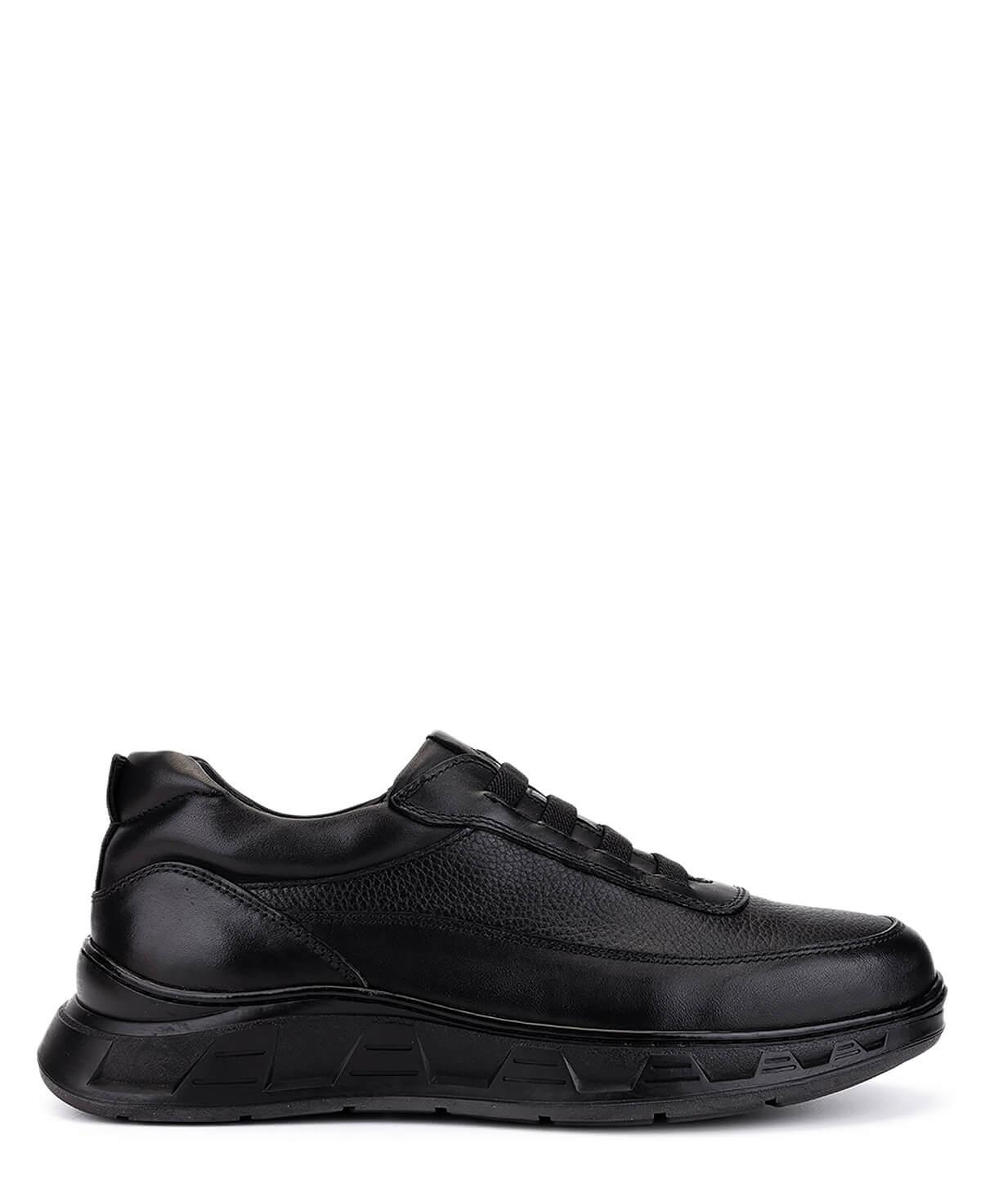 Tamer Tanca Erkek Hakiki Deri Siyah Sneakers & Spor Ayakkabı