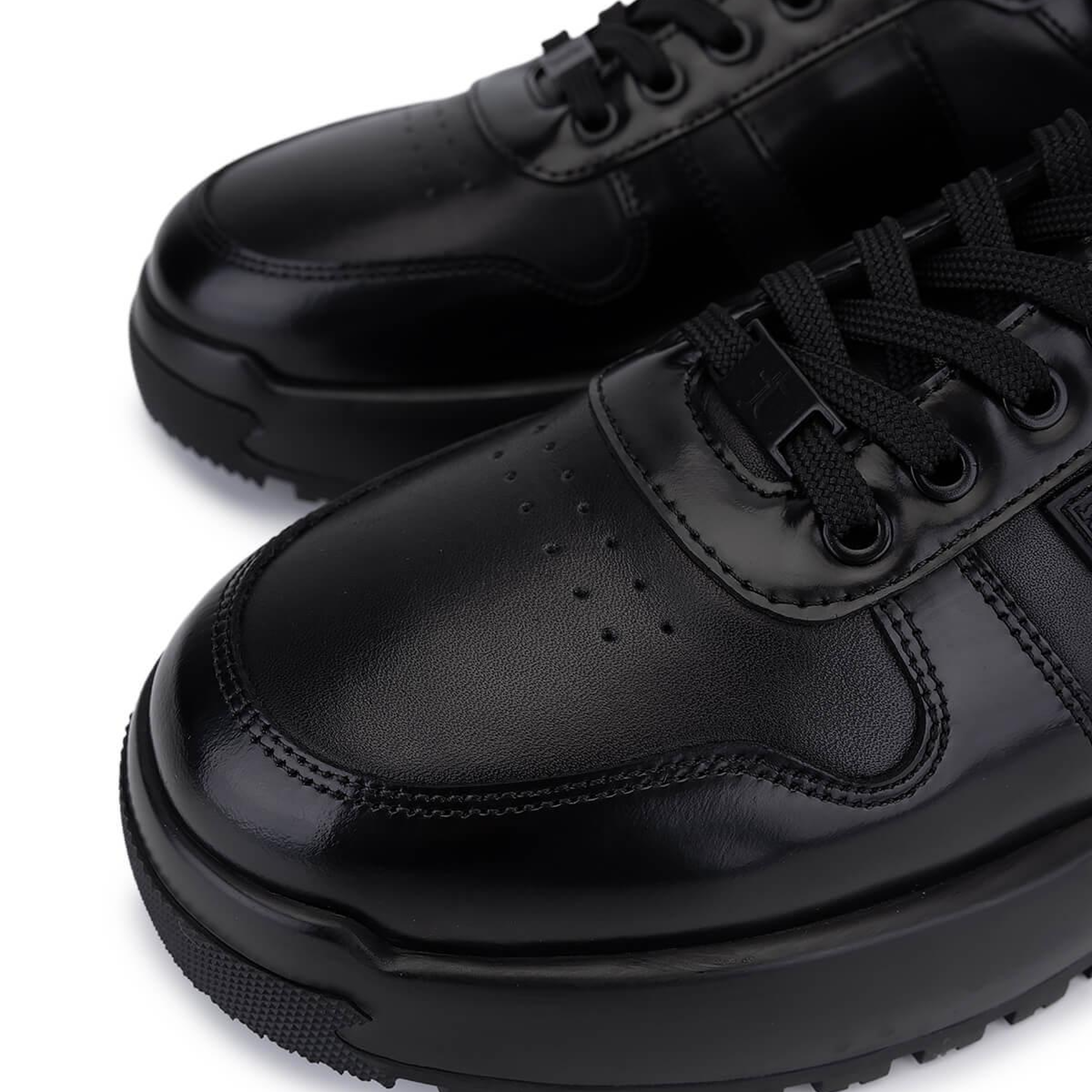 Tamer Tanca Erkek Hakiki Deri Siyah Sneakers & Spor Ayakkabı