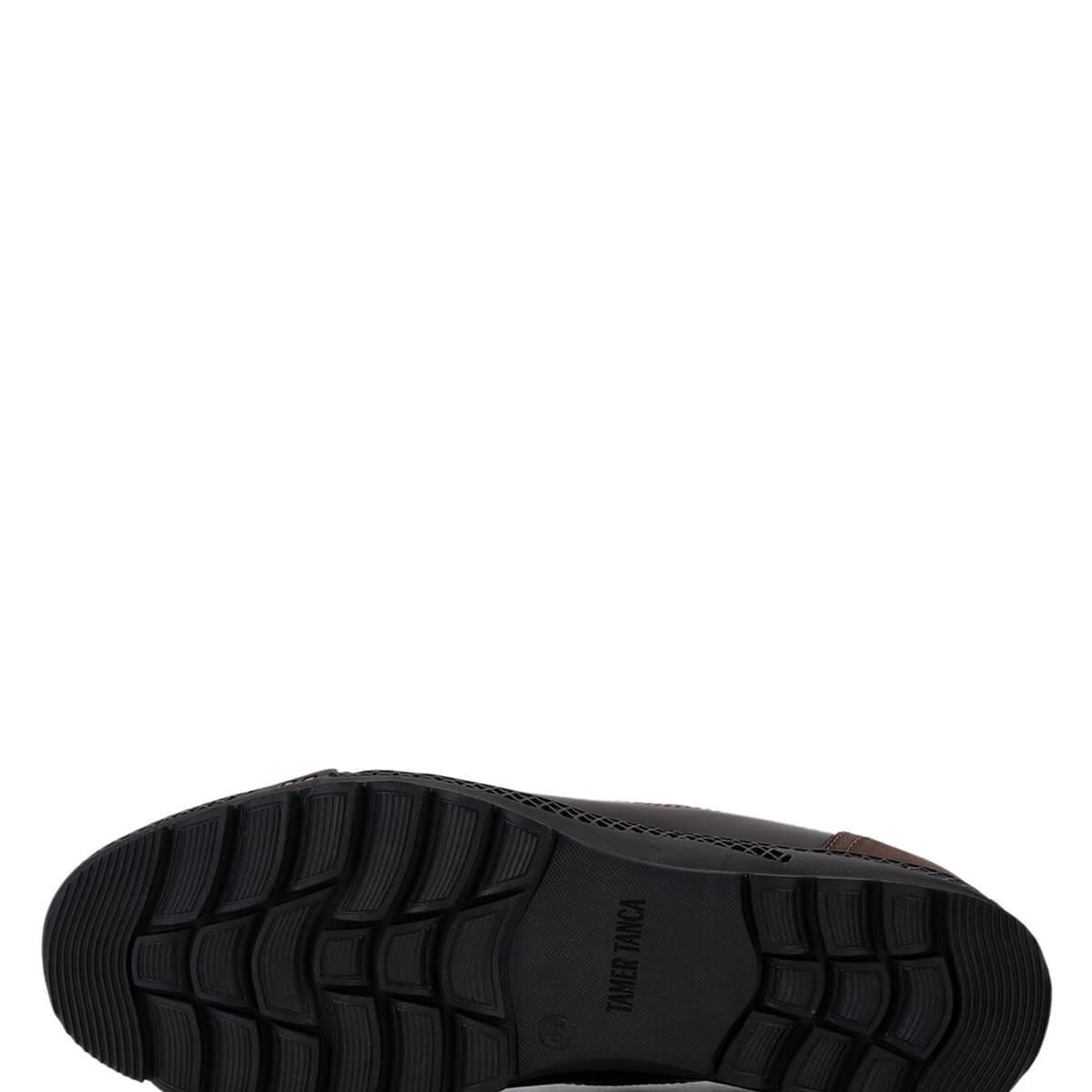 Tamer Tanca Erkek Hakiki Deri Kahverengi Nubuk Sneakers & Spor Ayakkabı