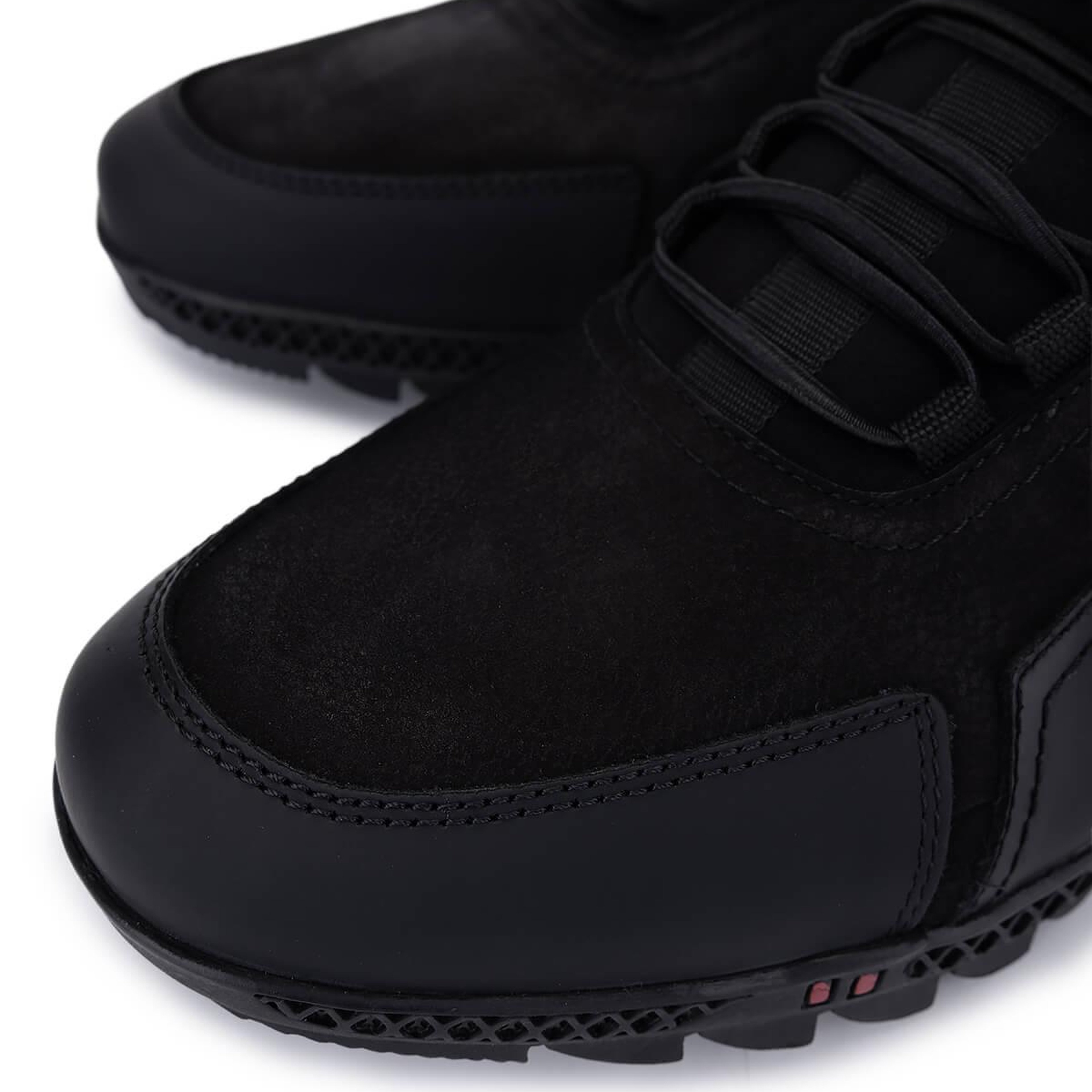 Tamer Tanca Erkek Hakiki Deri Siyah Nubuk Sneakers & Spor Ayakkabı