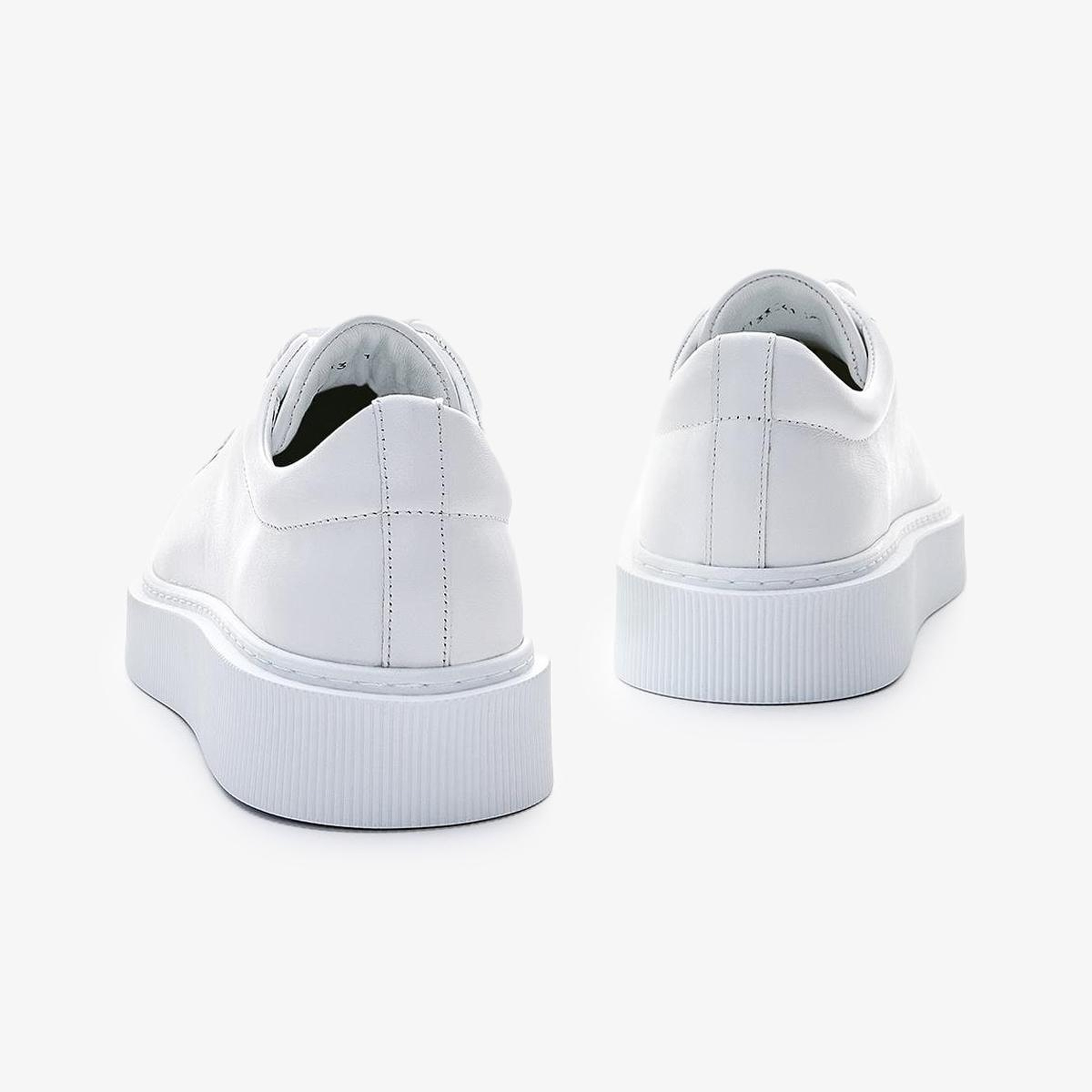 Valmenti Erkek Hakiki Deri Gri Spor Ayakkabı