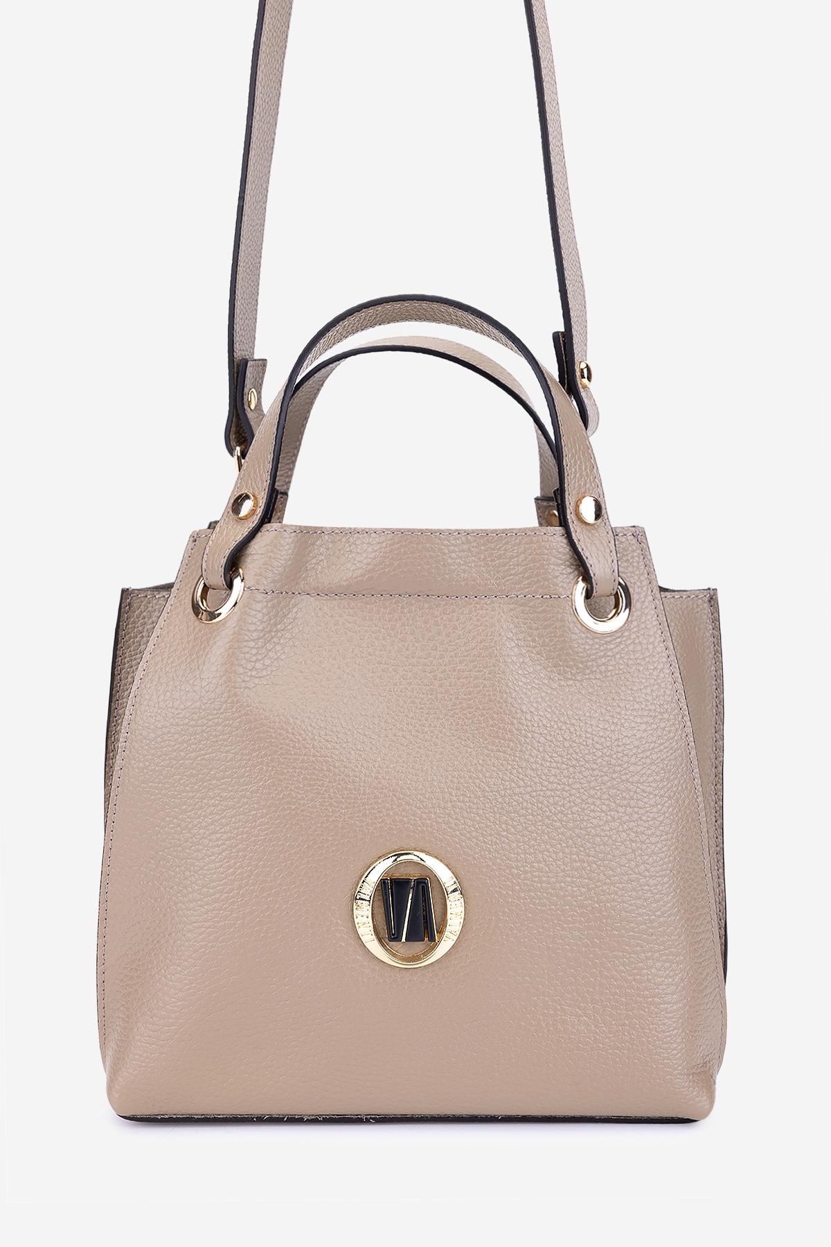 Valmenti Kadın Hakiki Deri Vizon Floter Kol Çantası