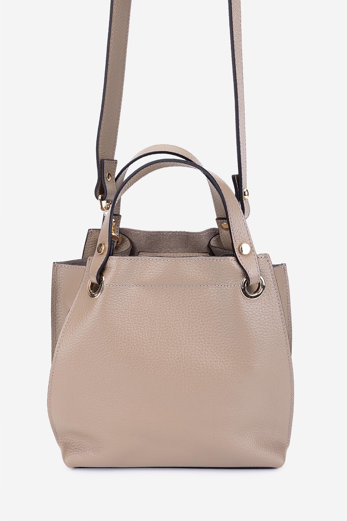 Valmenti Kadın Hakiki Deri Vizon Floter Kol Çantası