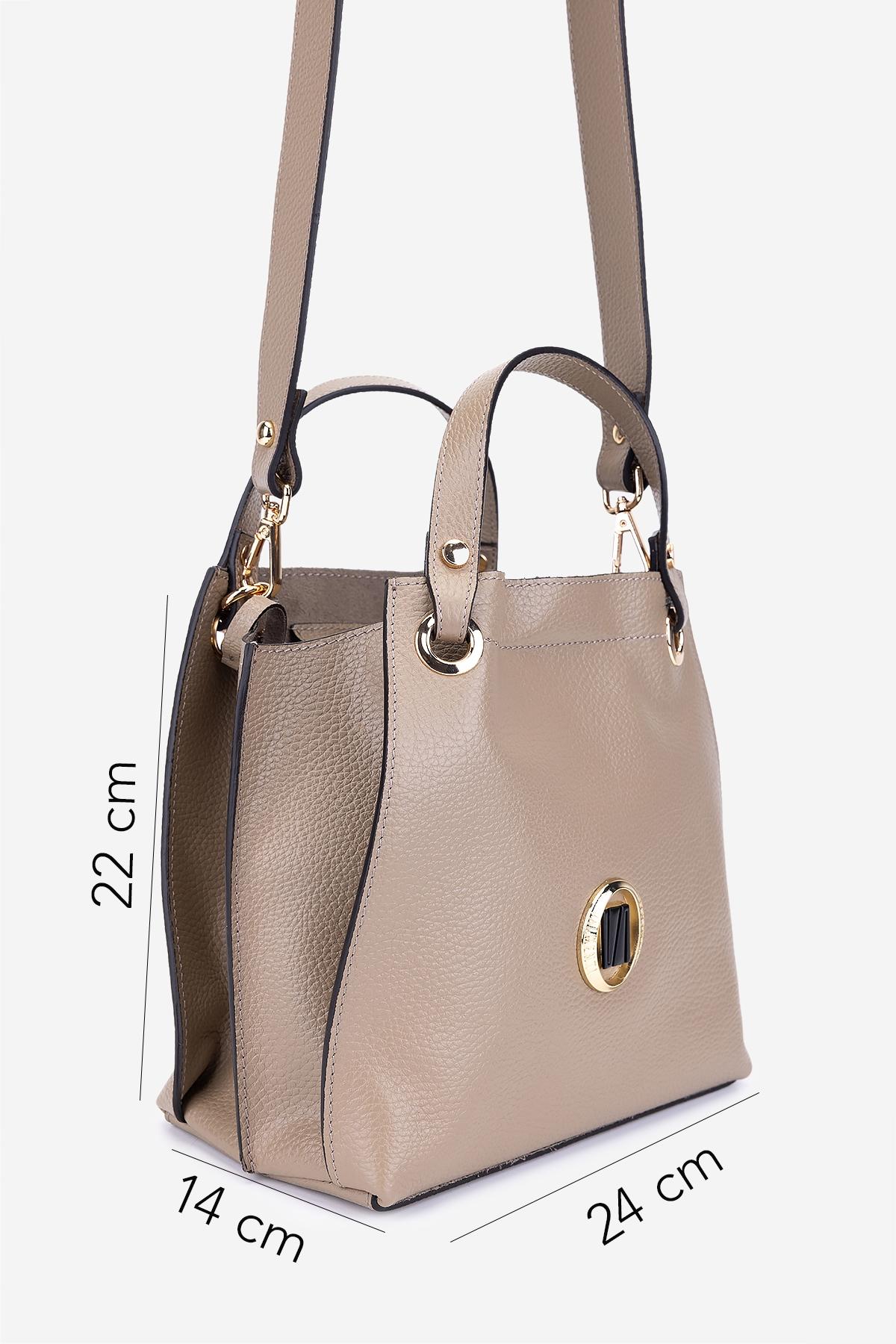 Valmenti Kadın Hakiki Deri Vizon Floter Kol Çantası