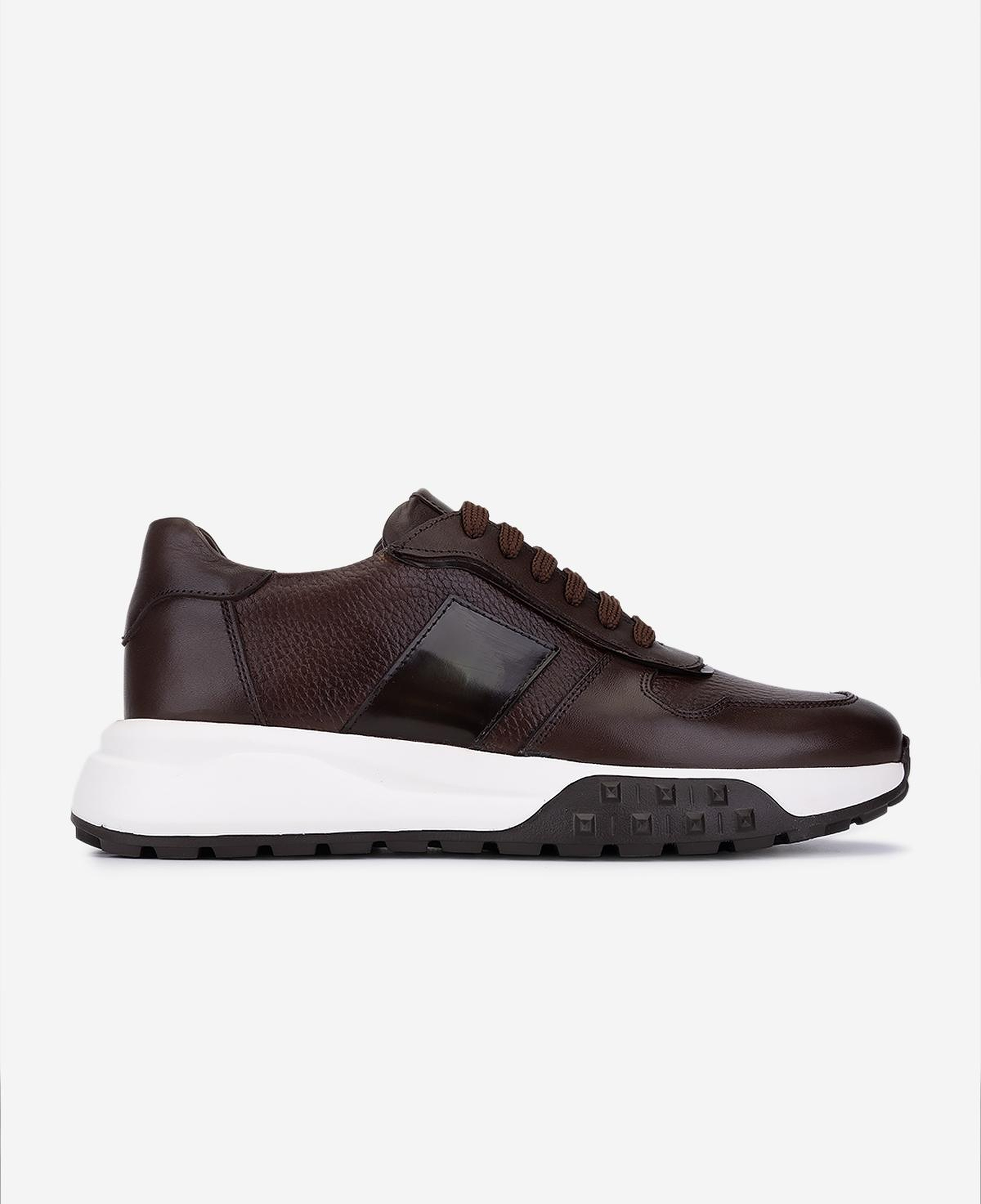 Valmenti Erkek Hakiki Deri Kahverengi Sneakers & Spor Ayakkabı