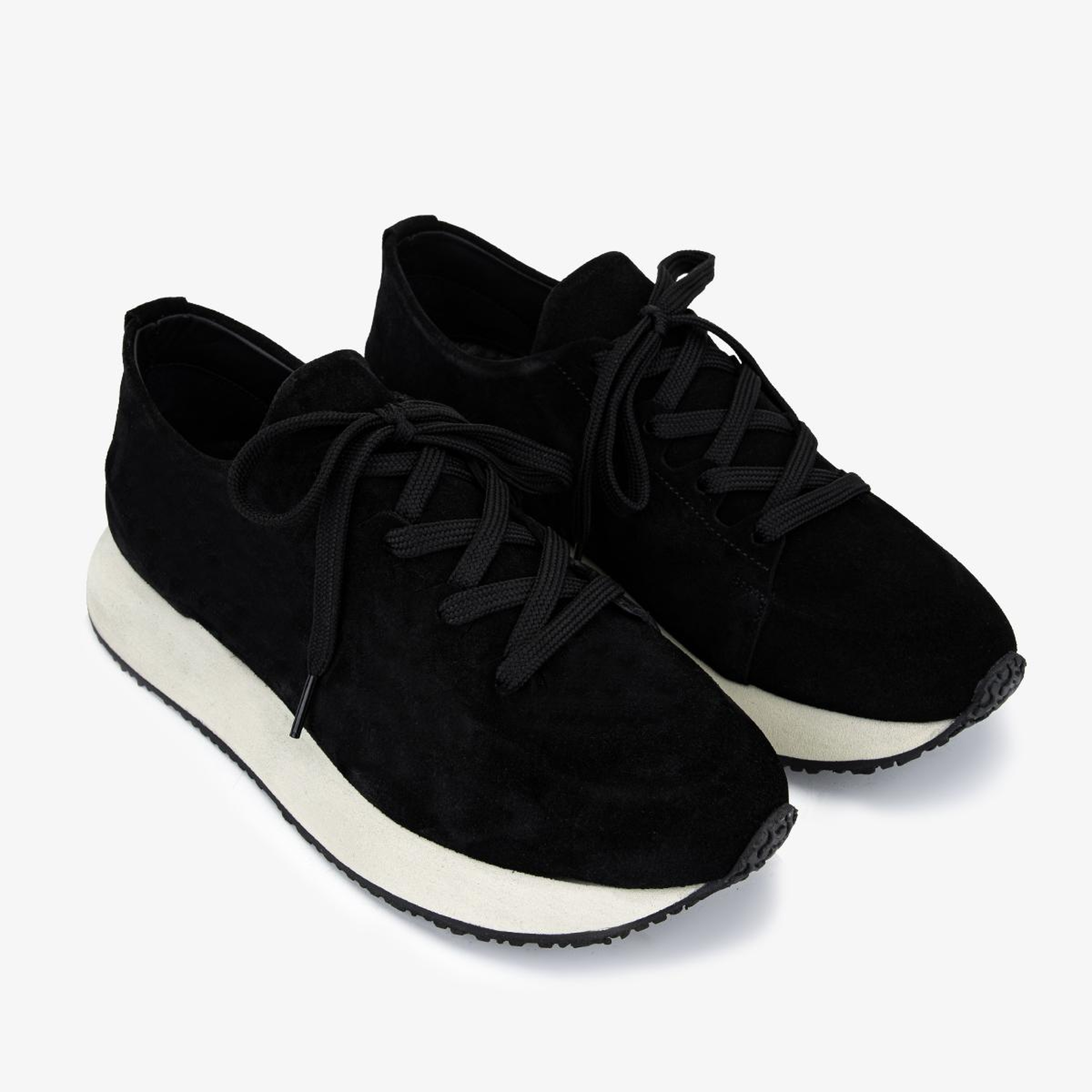 Valmenti Erkek Hakiki Deri Siyah Sneakers & Spor Ayakkabı