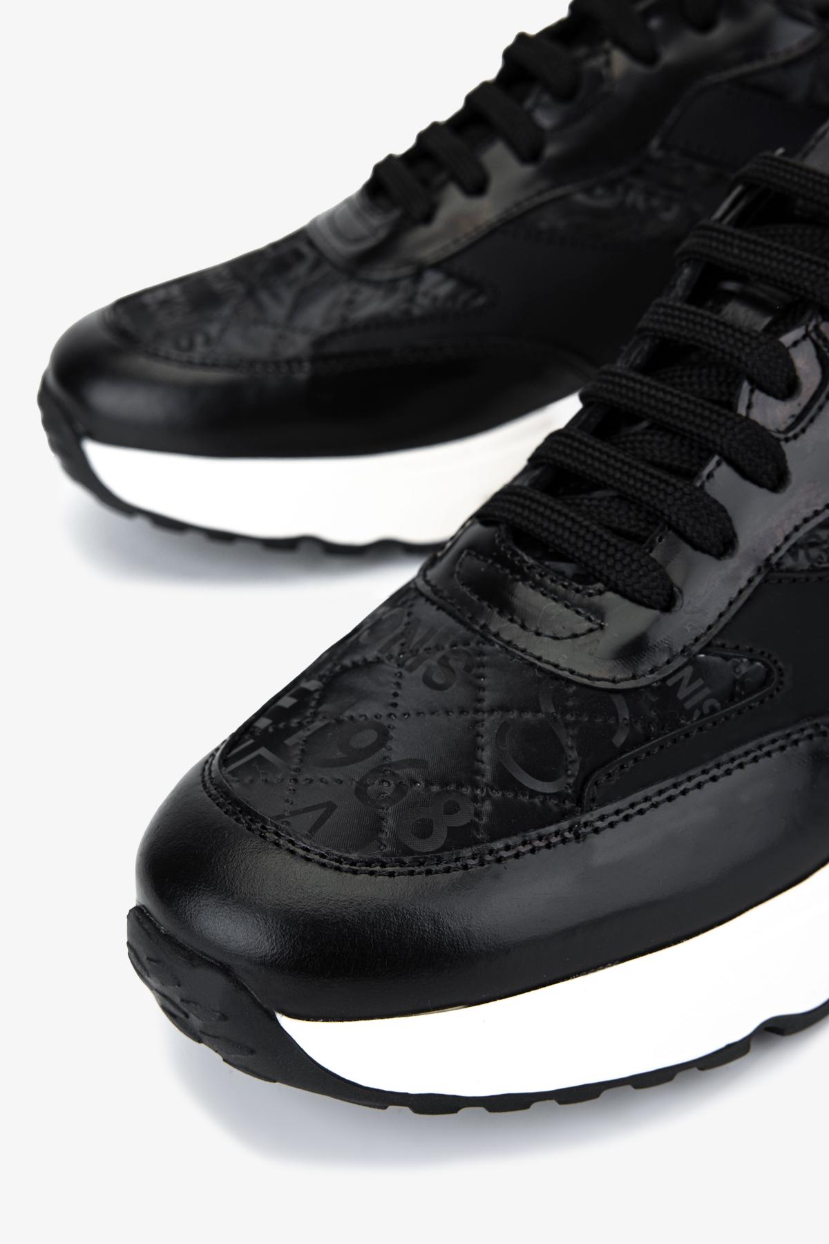 Valmenti Erkek Hakiki Deri Siyah Sneakers & Spor Ayakkabı