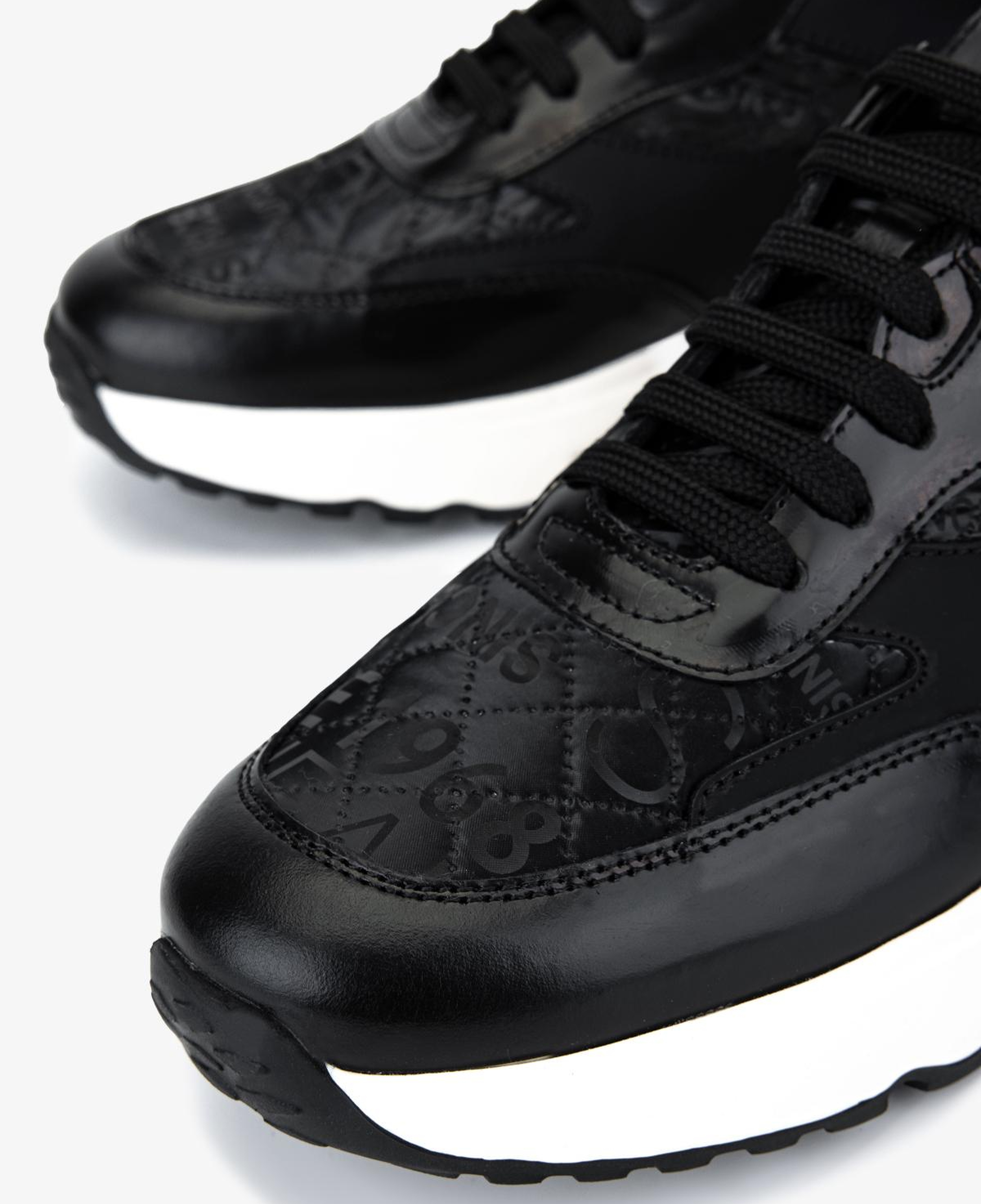 Valmenti Erkek Hakiki Deri Siyah Sneakers & Spor Ayakkabı