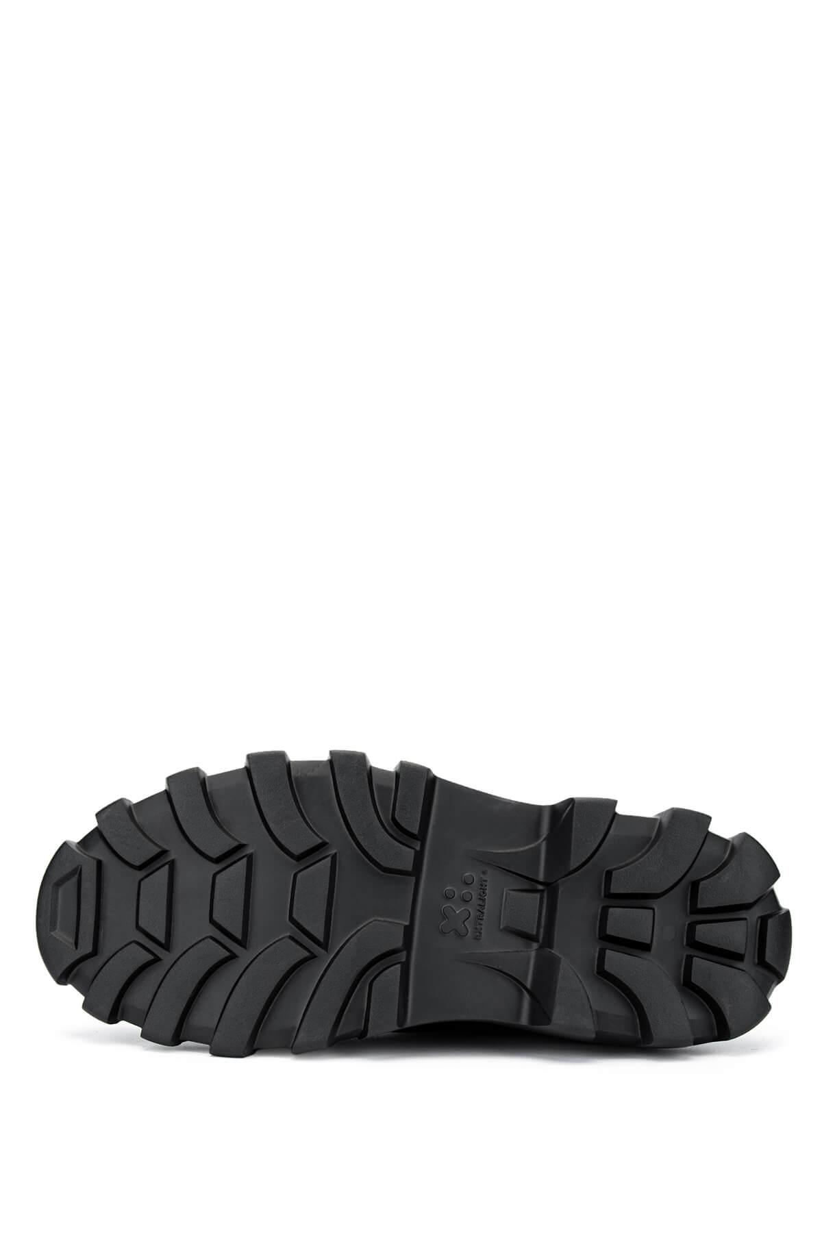 Tamer Tanca Erkek Hakiki Deri Siyah Sneakers & Spor Ayakkabı