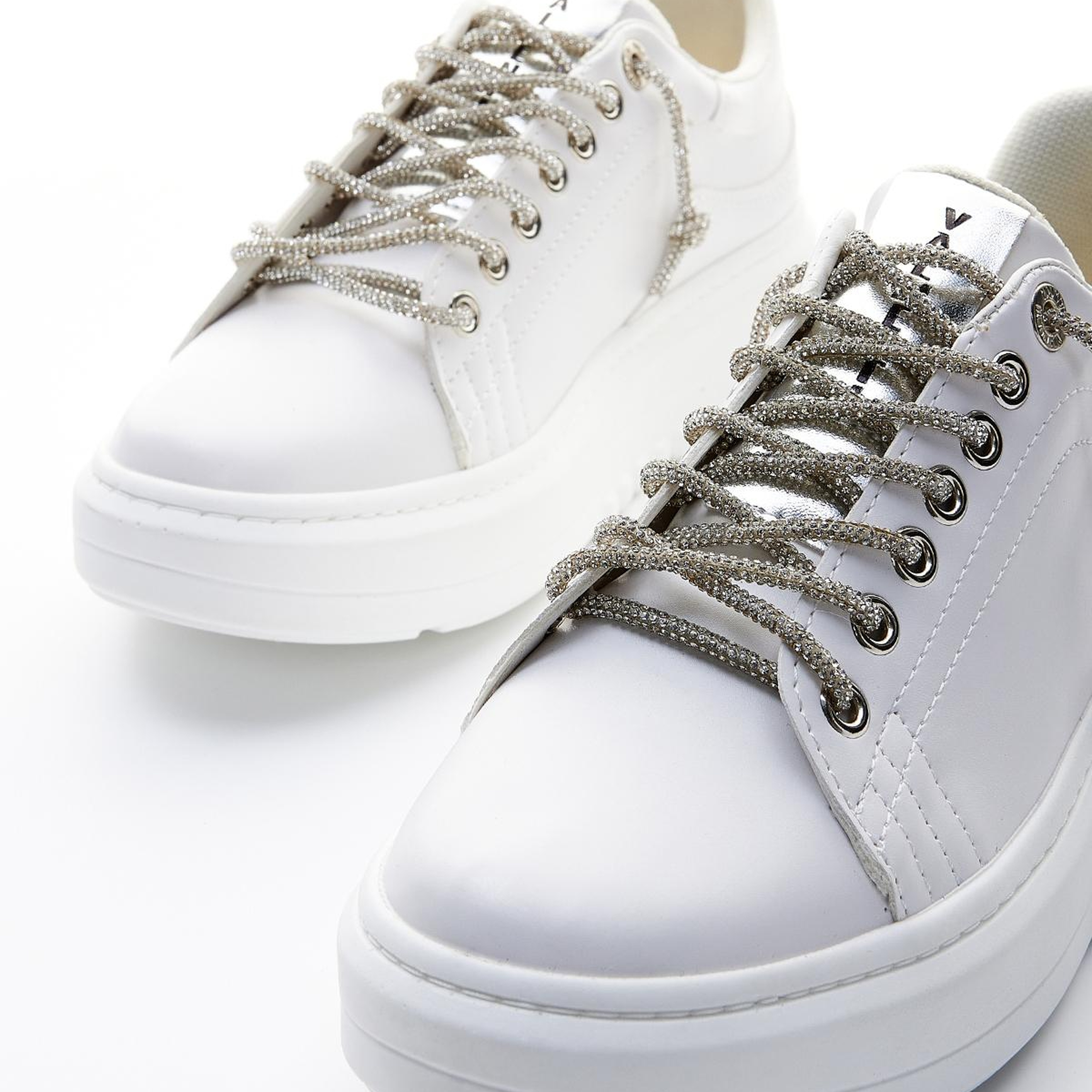 Valmenti Kadın Suni Deri Beyaz Spor Ayakkabı