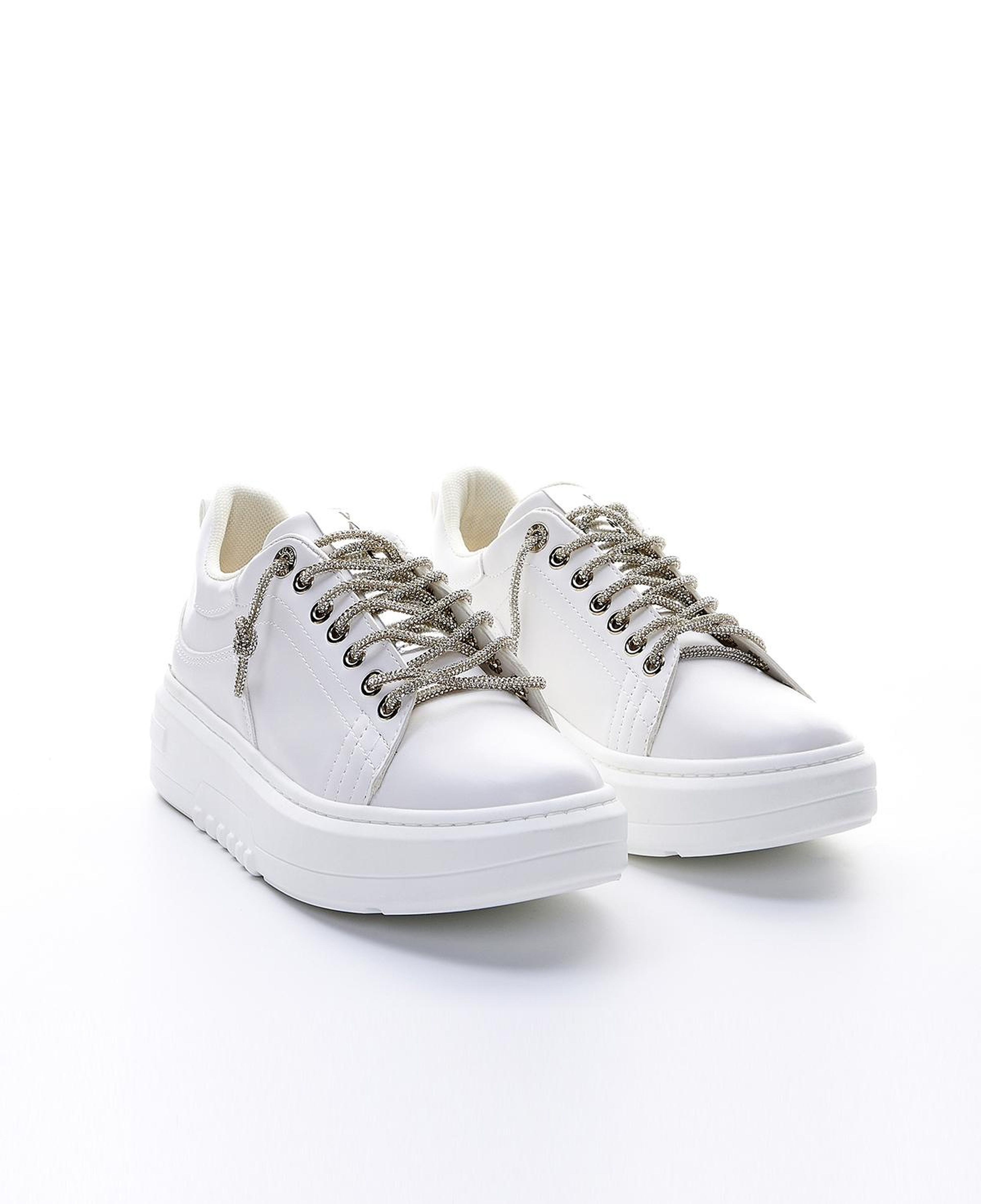 Valmenti Kadın Suni Deri Beyaz Spor Ayakkabı