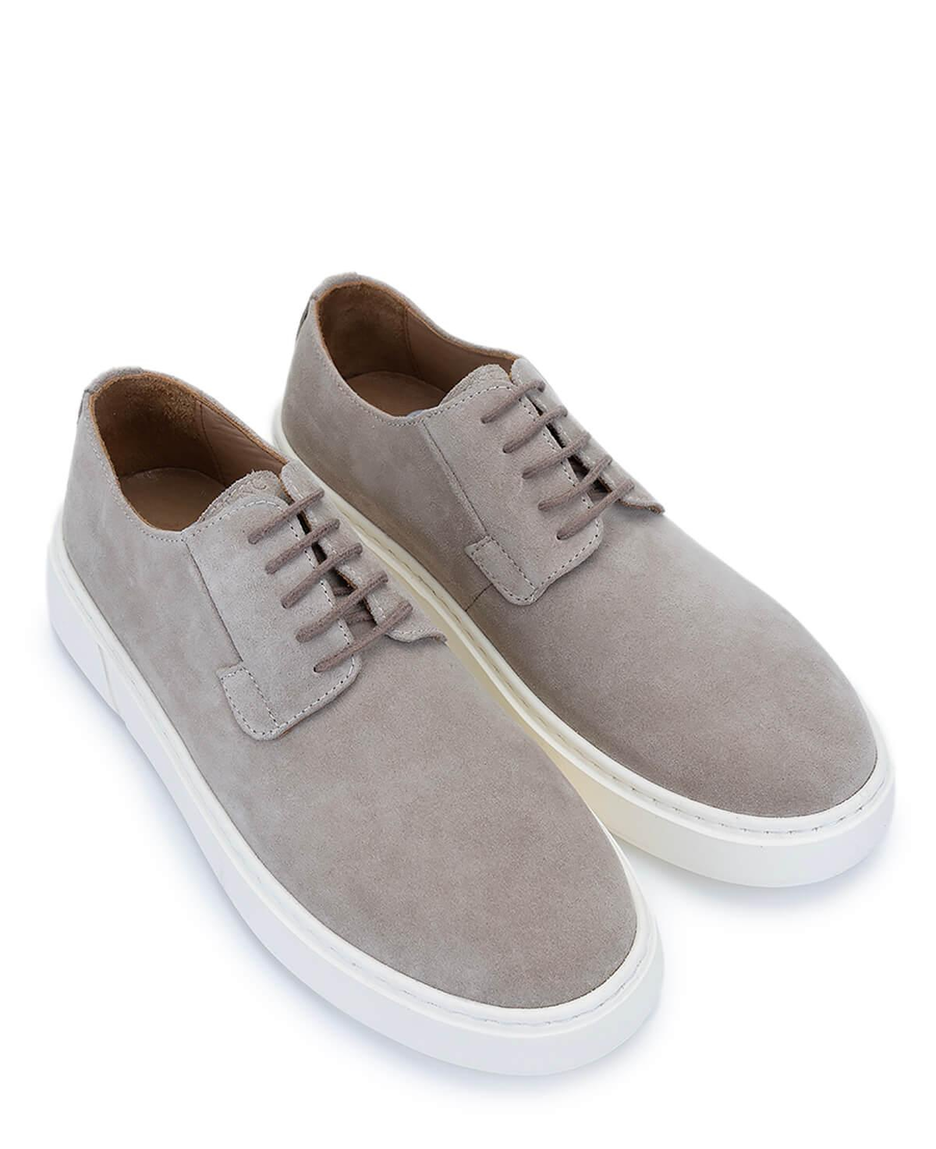 Tamer Tanca Erkek Hakiki Deri Bej Süet Sneakers & Spor Ayakkabı