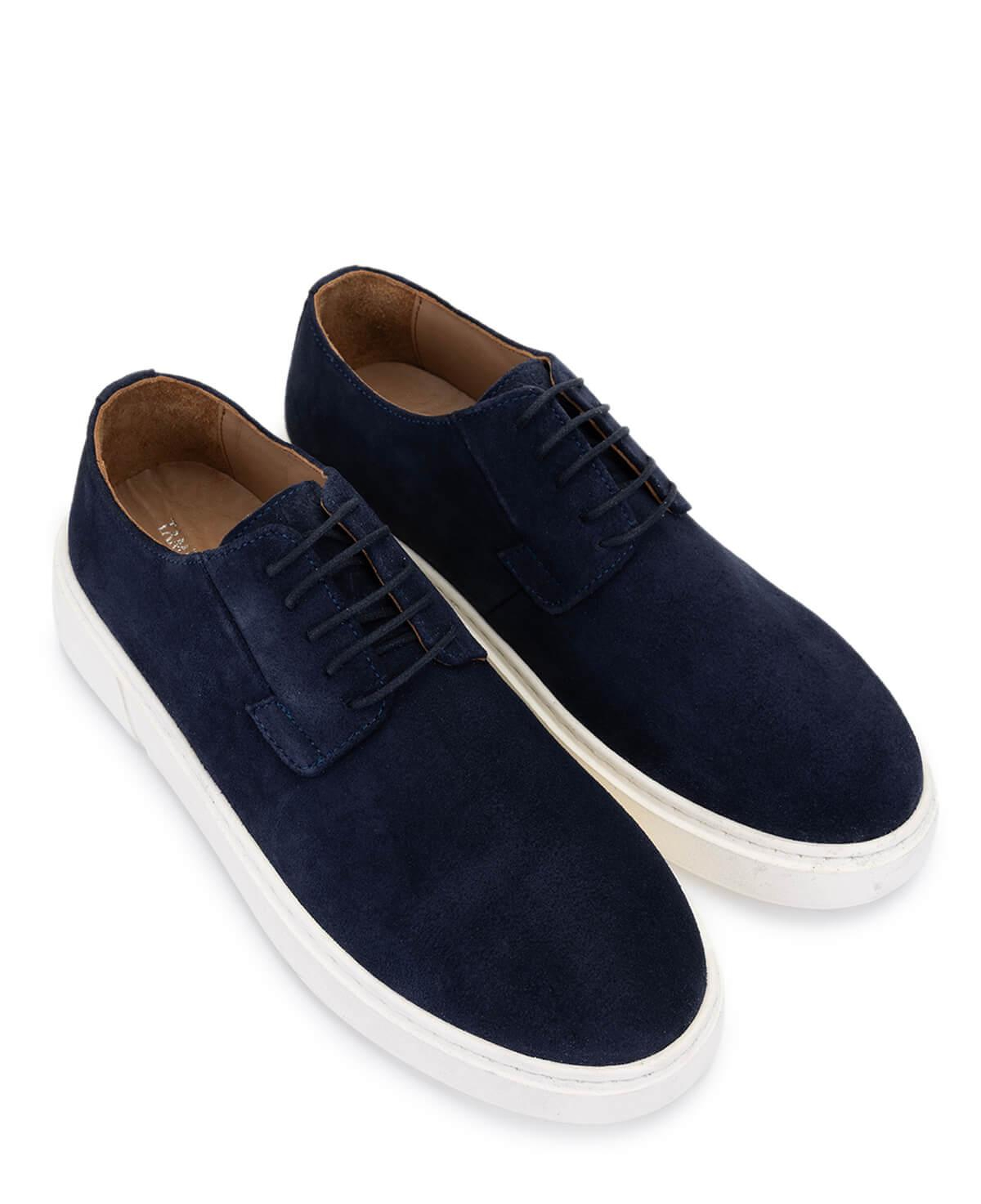 Tamer Tanca Erkek Hakiki Deri Lacivert Süet Sneakers & Spor Ayakkabı