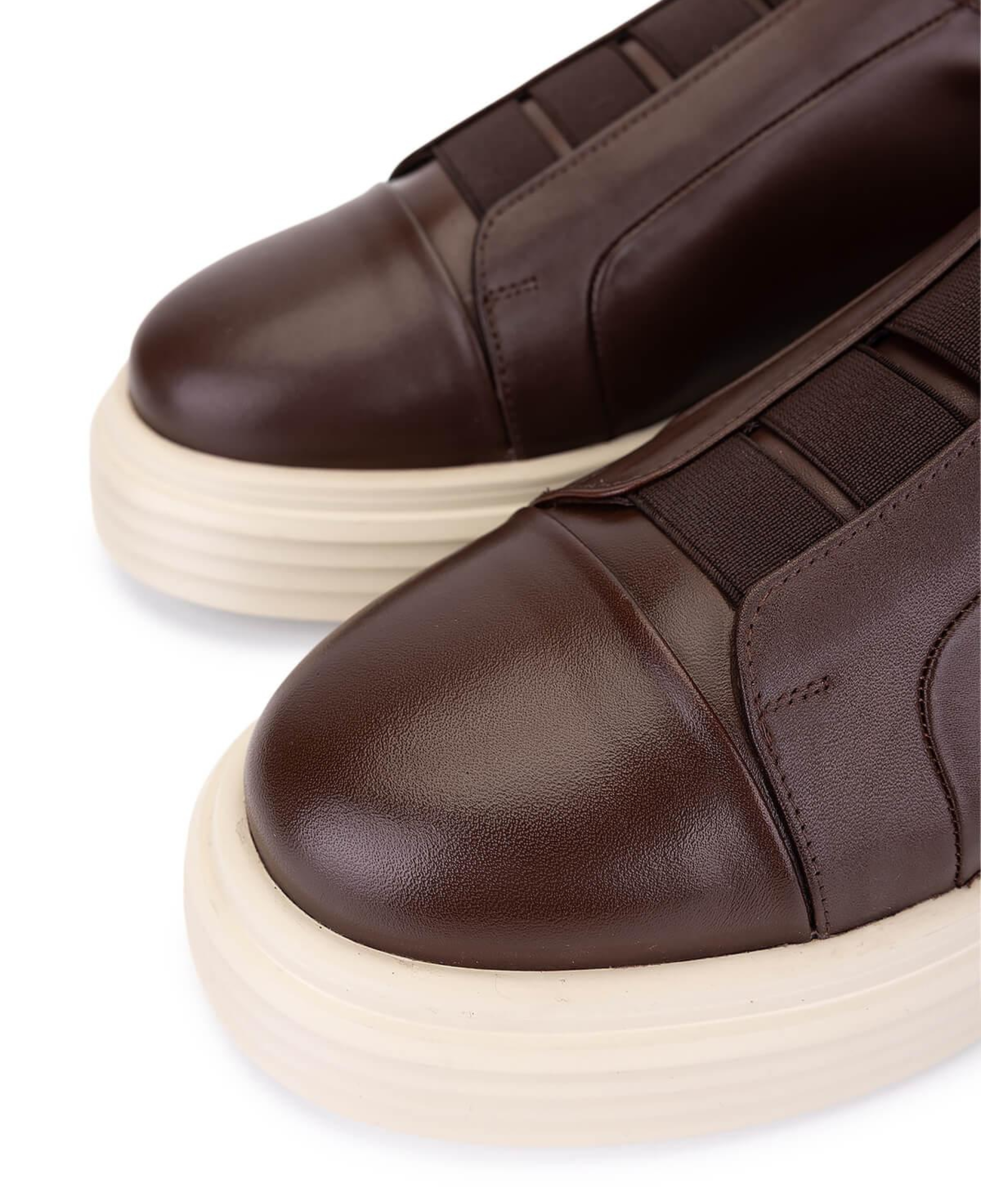 Tamer Tanca Erkek Hakiki Deri Kahverengi Sneakers & Spor Ayakkabı