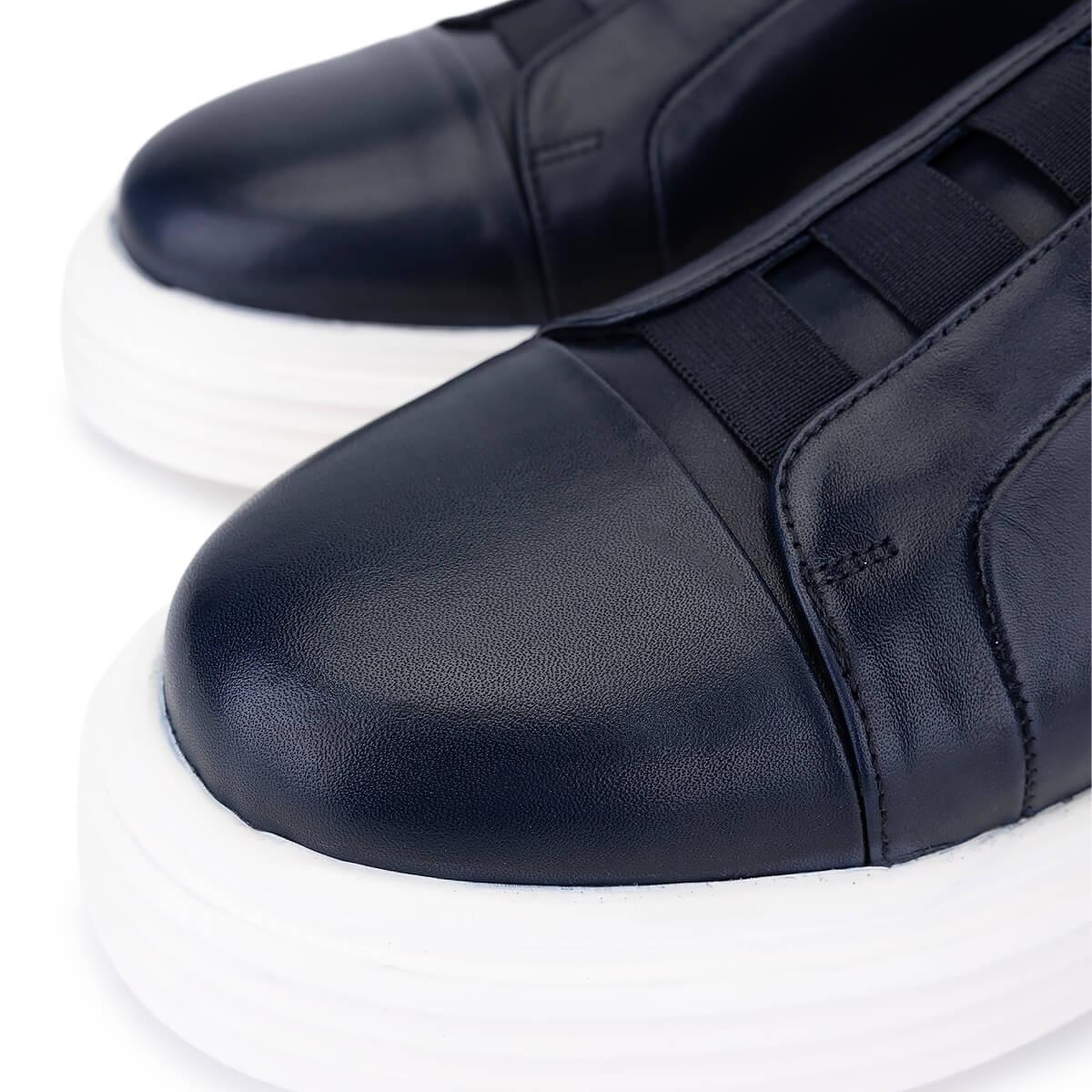 Tamer Tanca Erkek Hakiki Deri Lacivert Sneakers & Spor Ayakkabı