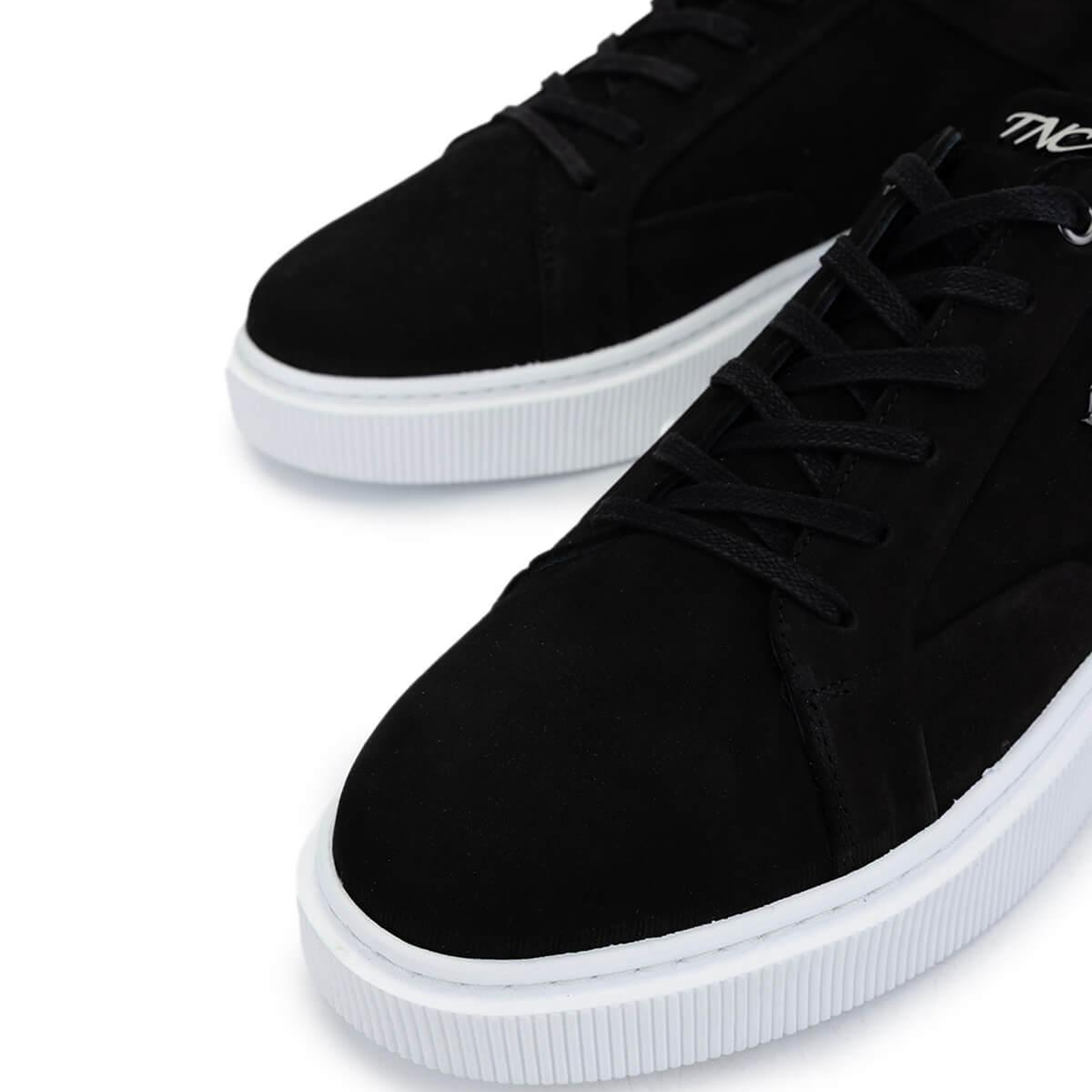 Tamer Tanca Erkek Hakiki Deri Siyah Nubuk Sneakers & Spor Ayakkabı