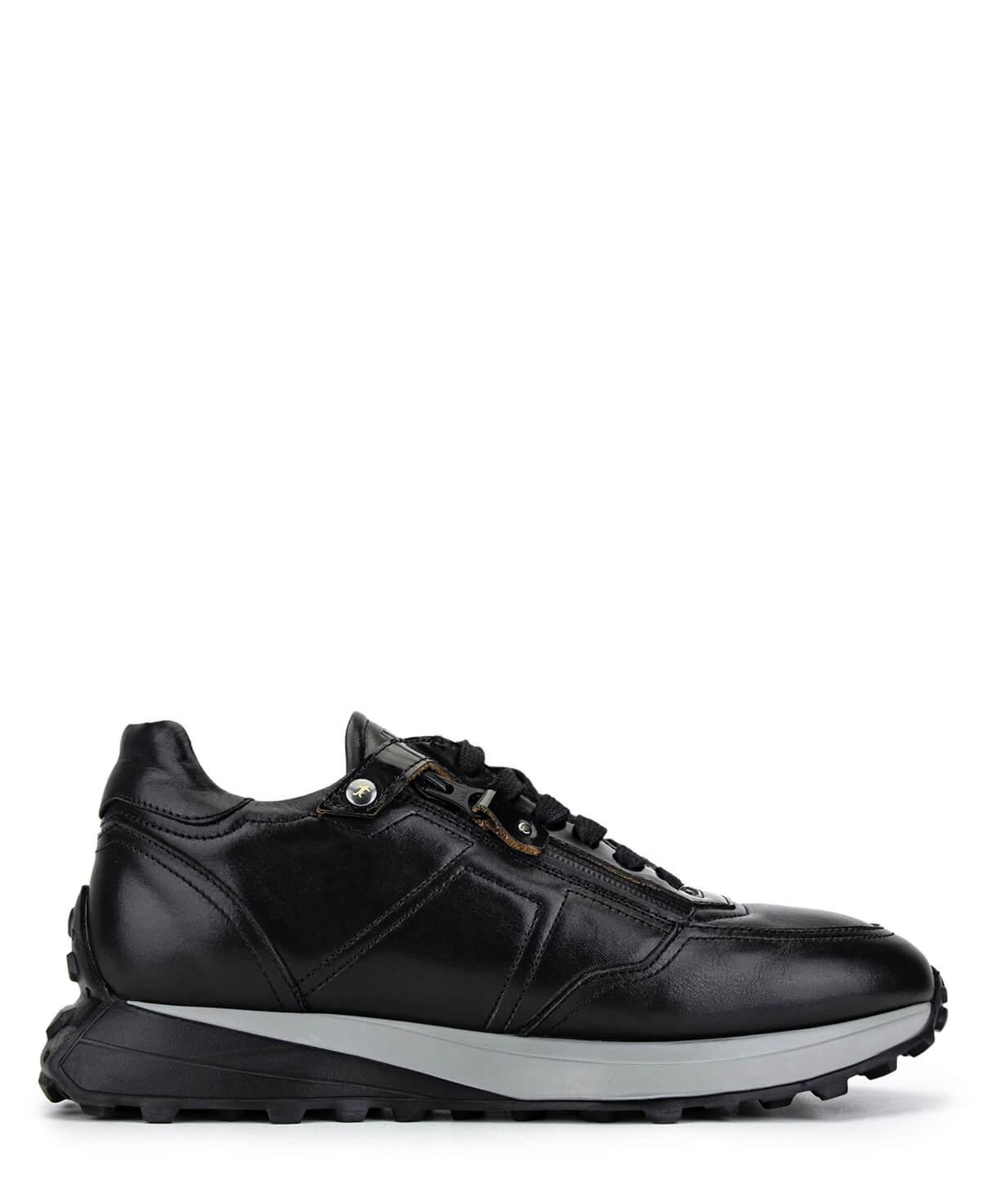 Tamer Tanca Erkek Hakiki Deri Siyah Sneakers & Spor Ayakkabı