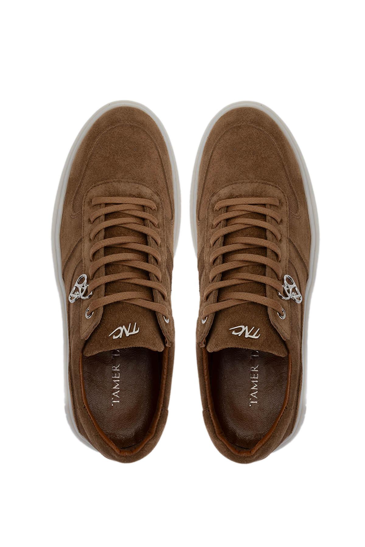 Tamer Tanca Erkek Hakiki Deri Toprak Süet Sneakers & Spor Ayakkabı