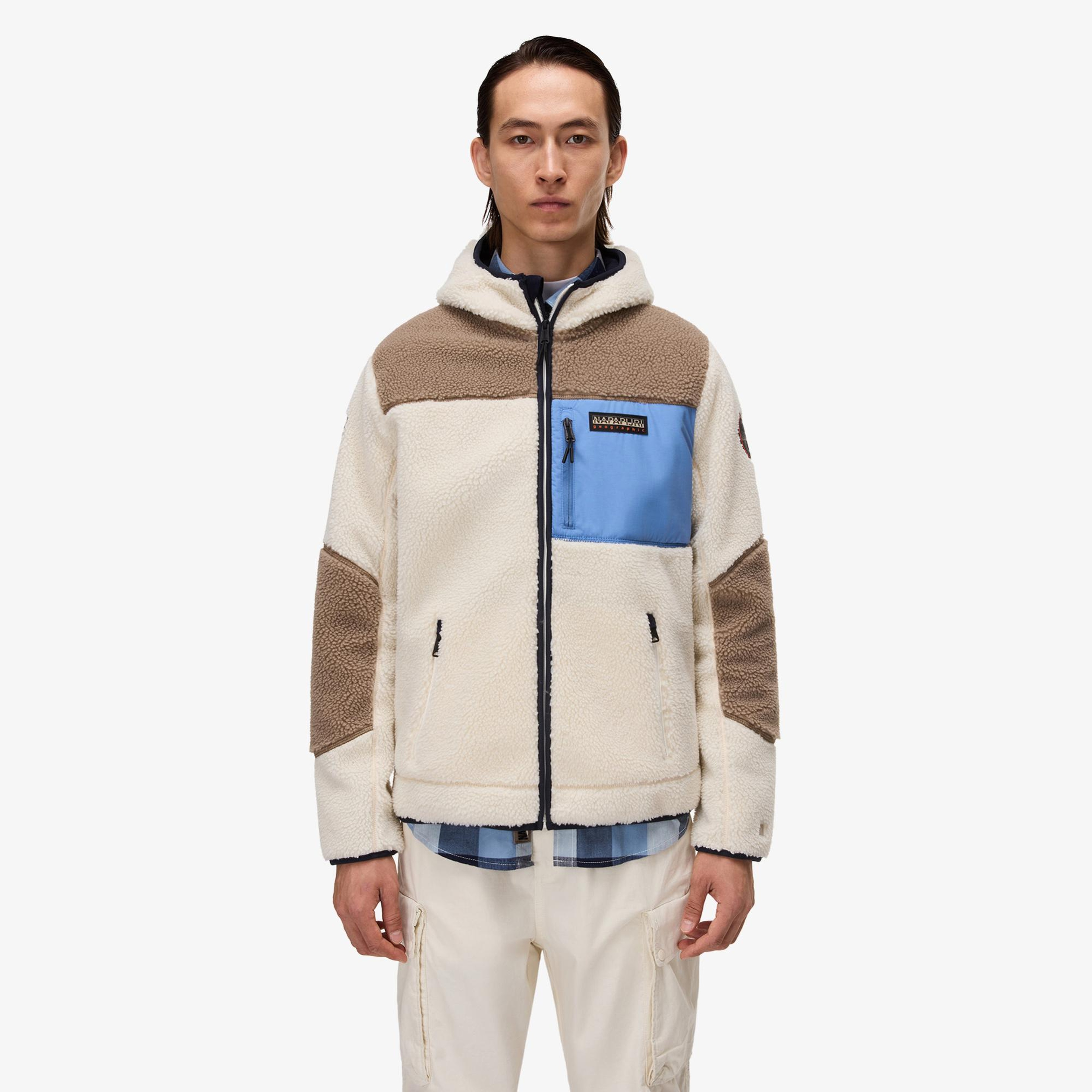 Napapijri Yupik Erkek Beyaz Sweatshirt